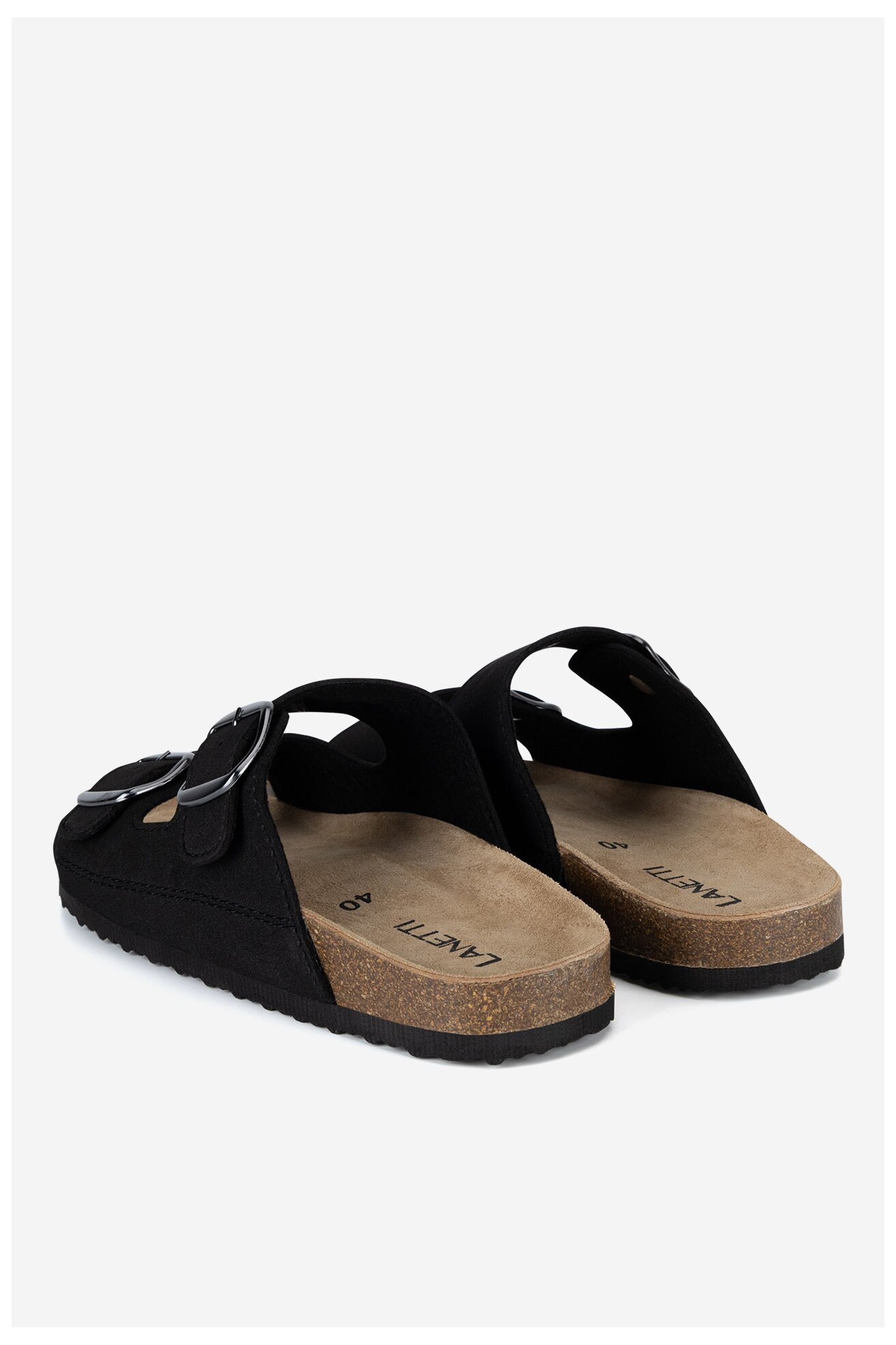 Papuče Lanetti 7410990001 CRNA