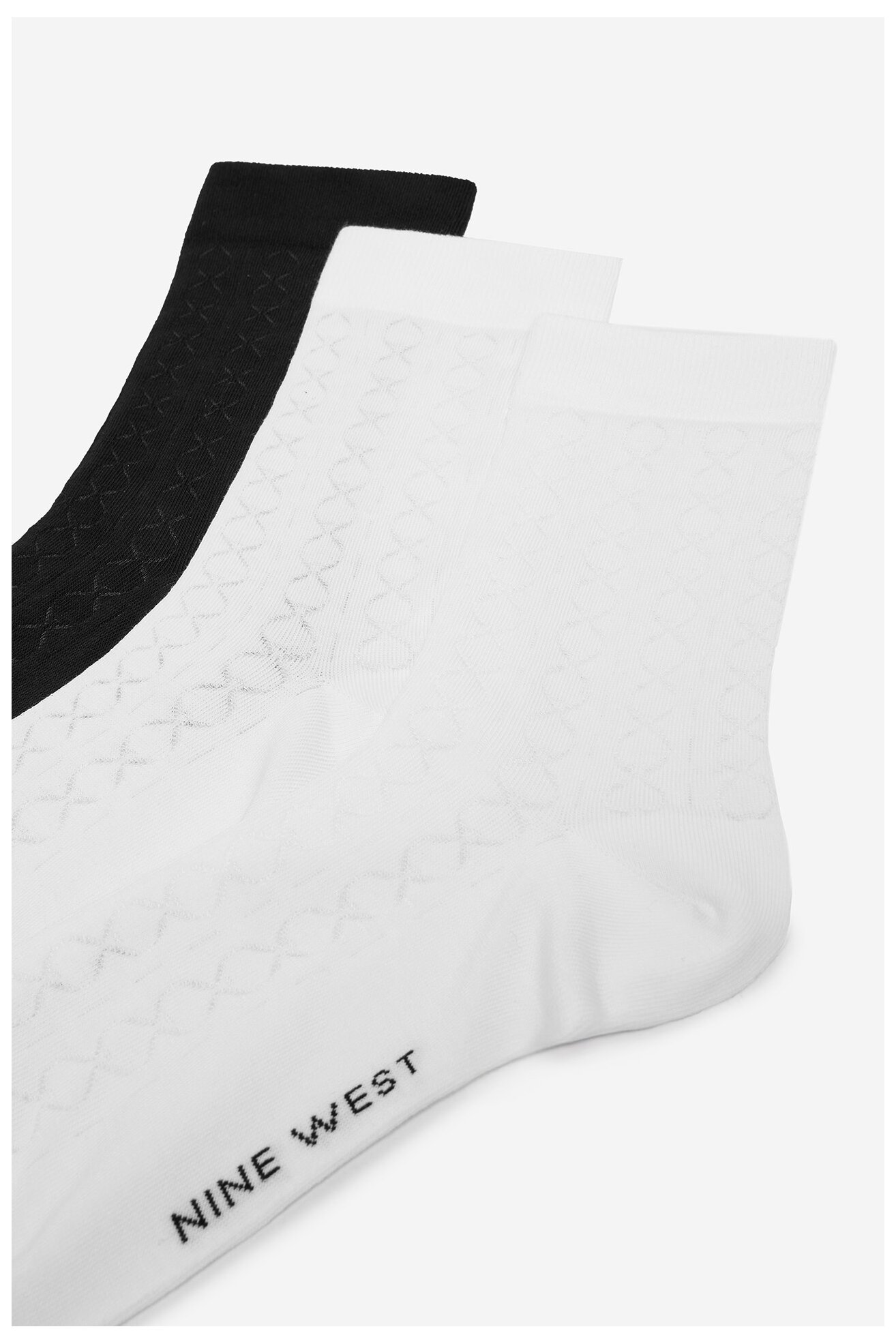 Чорапи NINE WEST CEO_BR_NW_25077_W_AW25 (3 PACK) БЯЛ
