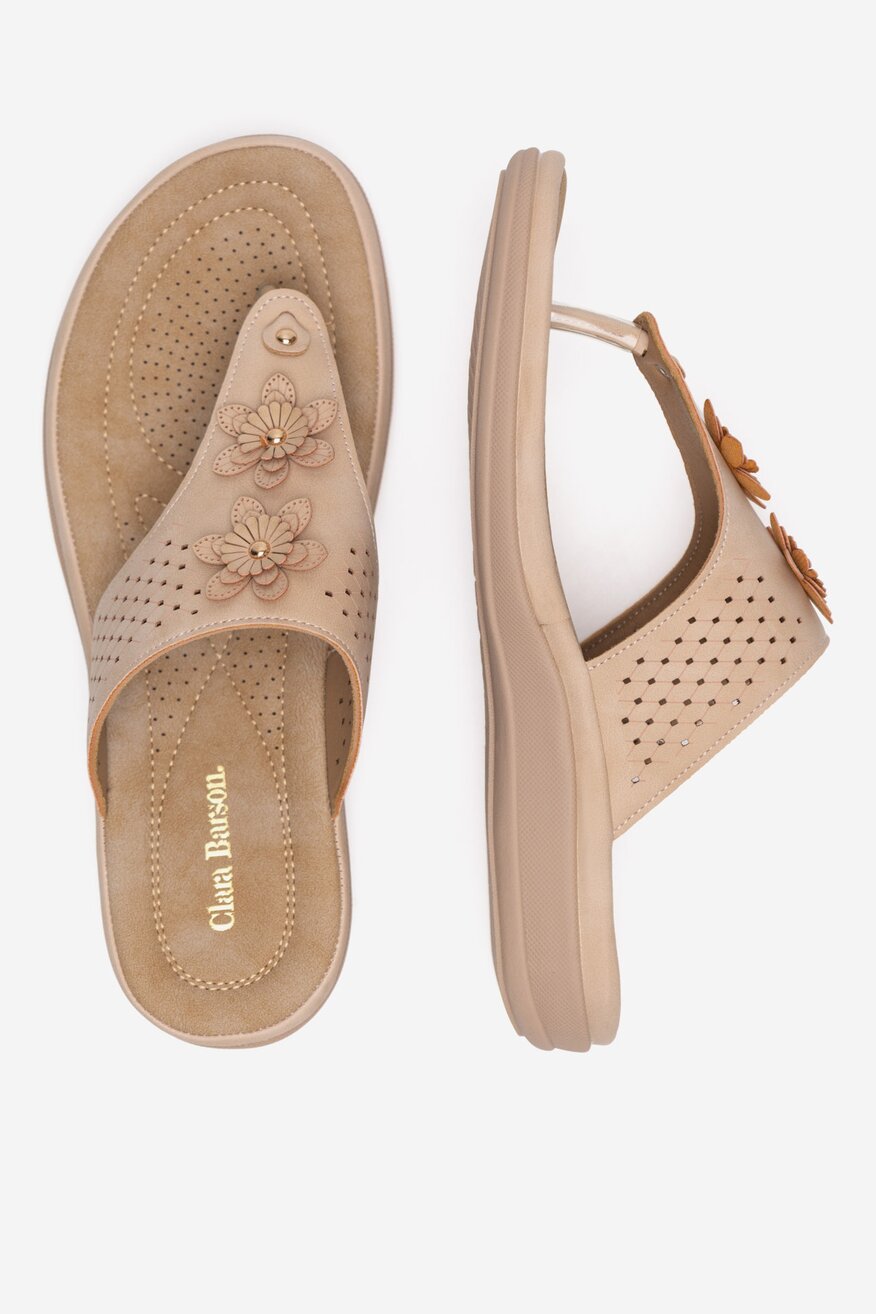 Джапанки Clara Barson БЕЖОВ - 5905588636052