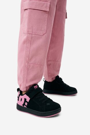 Кросівки спортивні DC Shoes EO-COURT GRAFFIK ELASTIC TODDLER DC02547003 ЧОРНИЙ