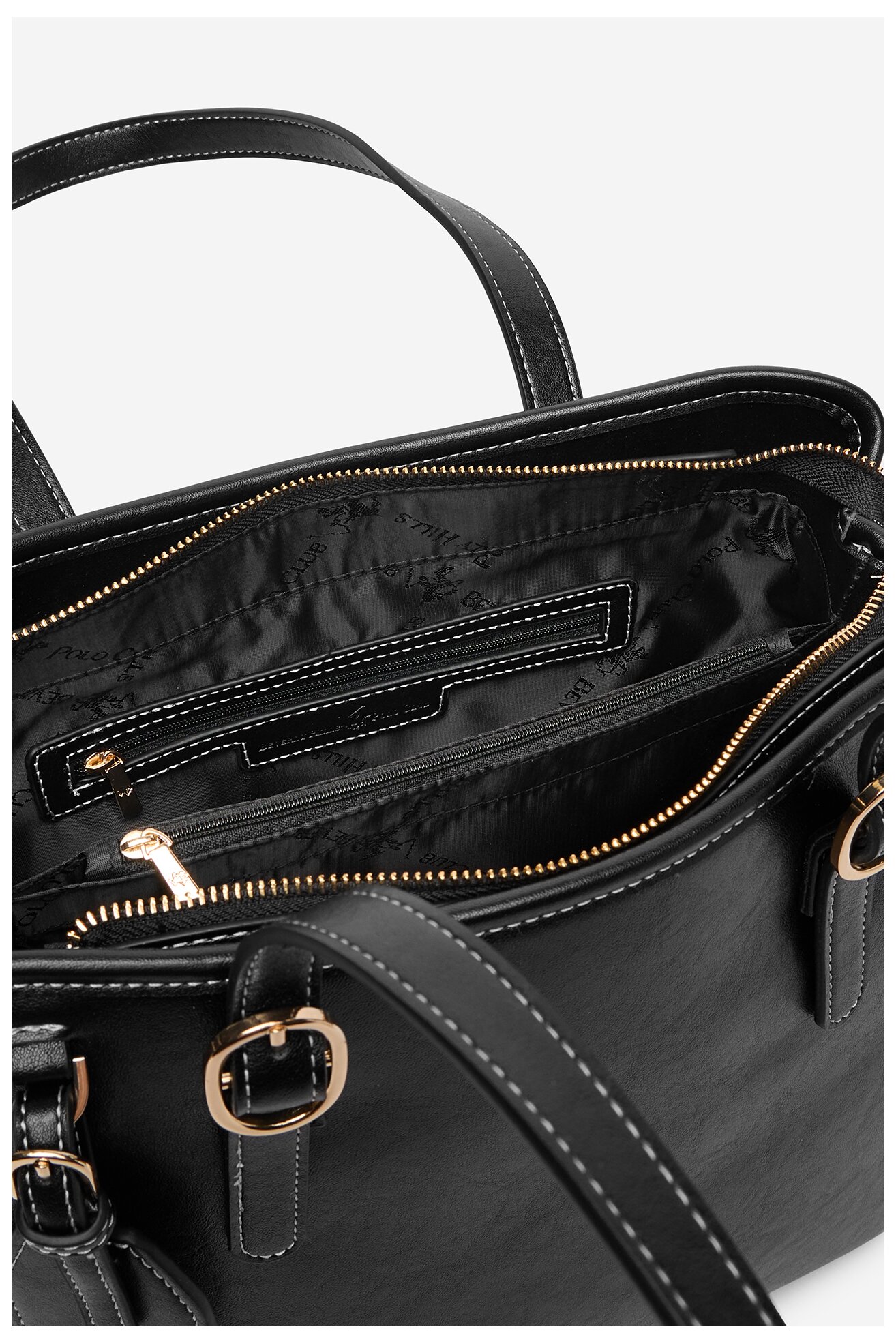 Сумка З Ремінцем Beverly Hills Polo Club EO-BHPC-C-010-09 ЧОРНИЙ