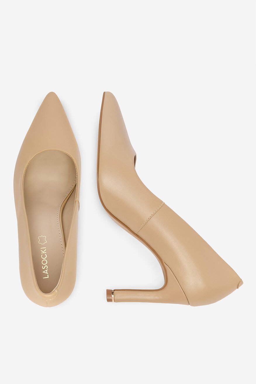 Елегантни обувки Lasocki БЕЖОВ - 5906751906453