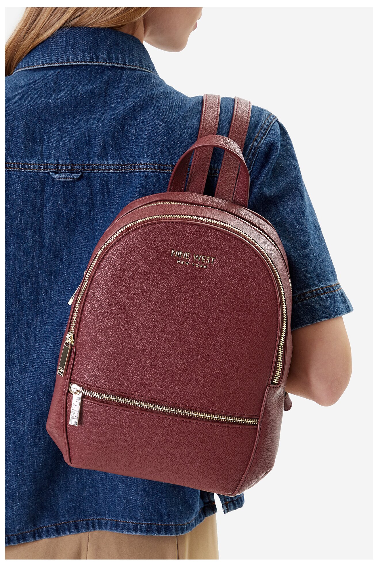 Hátizsák NINE WEST CEO- OREGON-LDA8167 BORDÓ