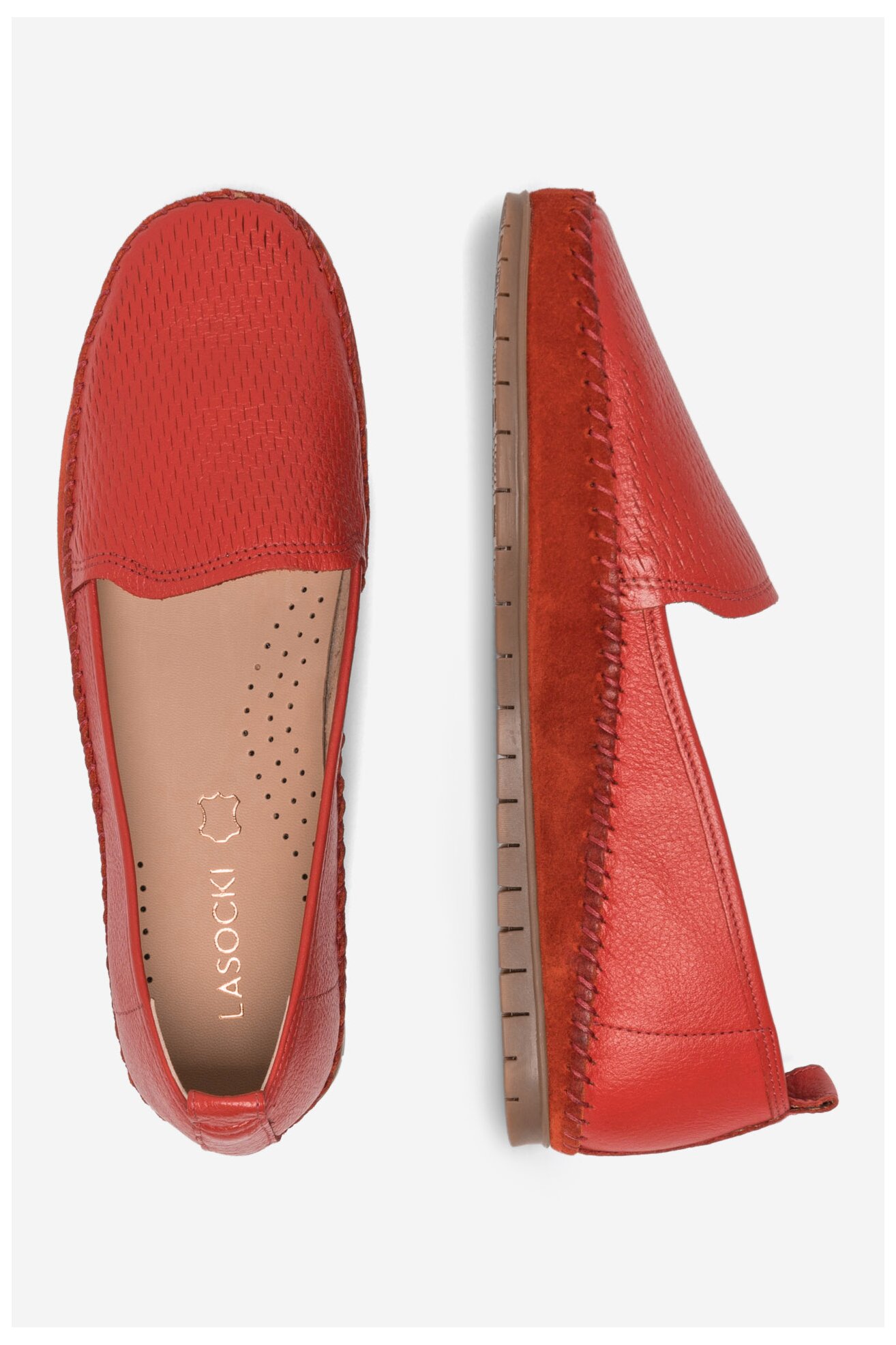 Mokasyn Lasocki WB-MADONNE-02 Czerwony