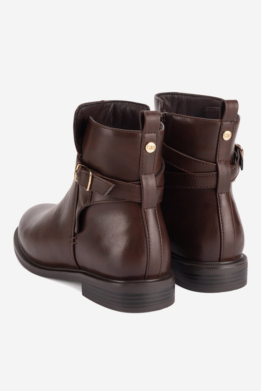 
                Kotníková obuv Clara Barson HNĚDÁ - 5905588681281