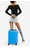 Walizka Juicy Couture AEJXT4125TAB213-S Niebieski jasny