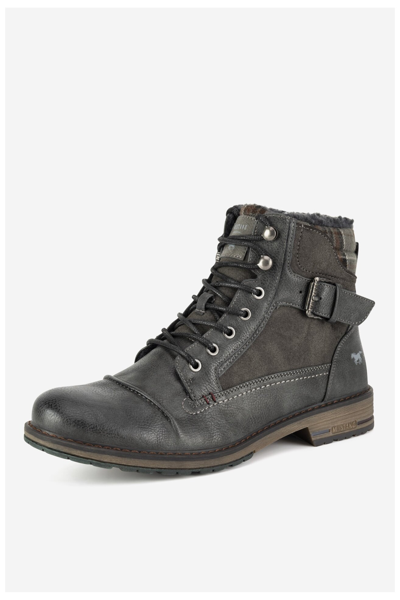 Trzewiki Mustang 4157-605 Szary