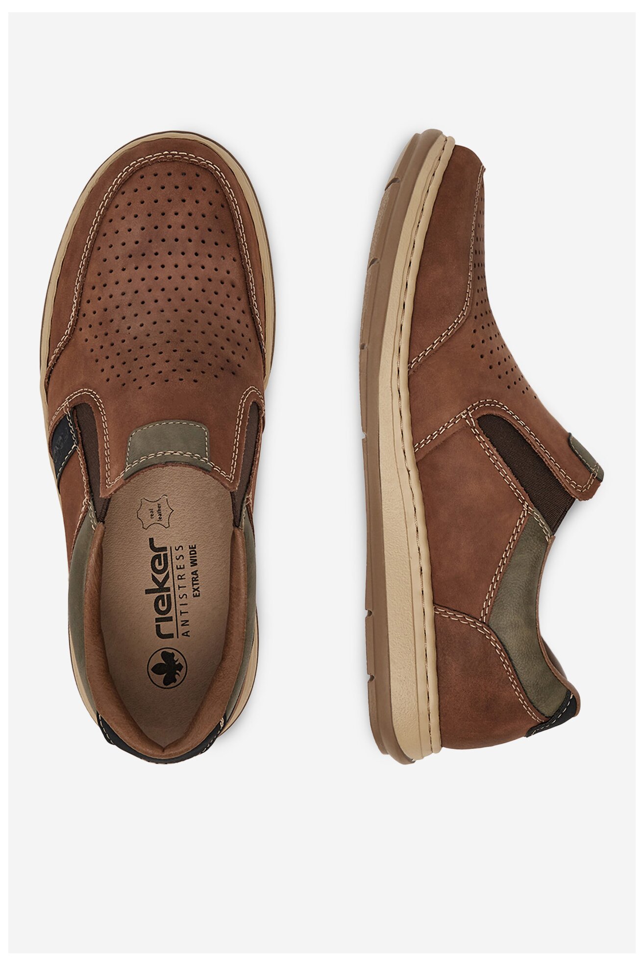 Polobotka Rieker 17371-25 HNĚDÁ