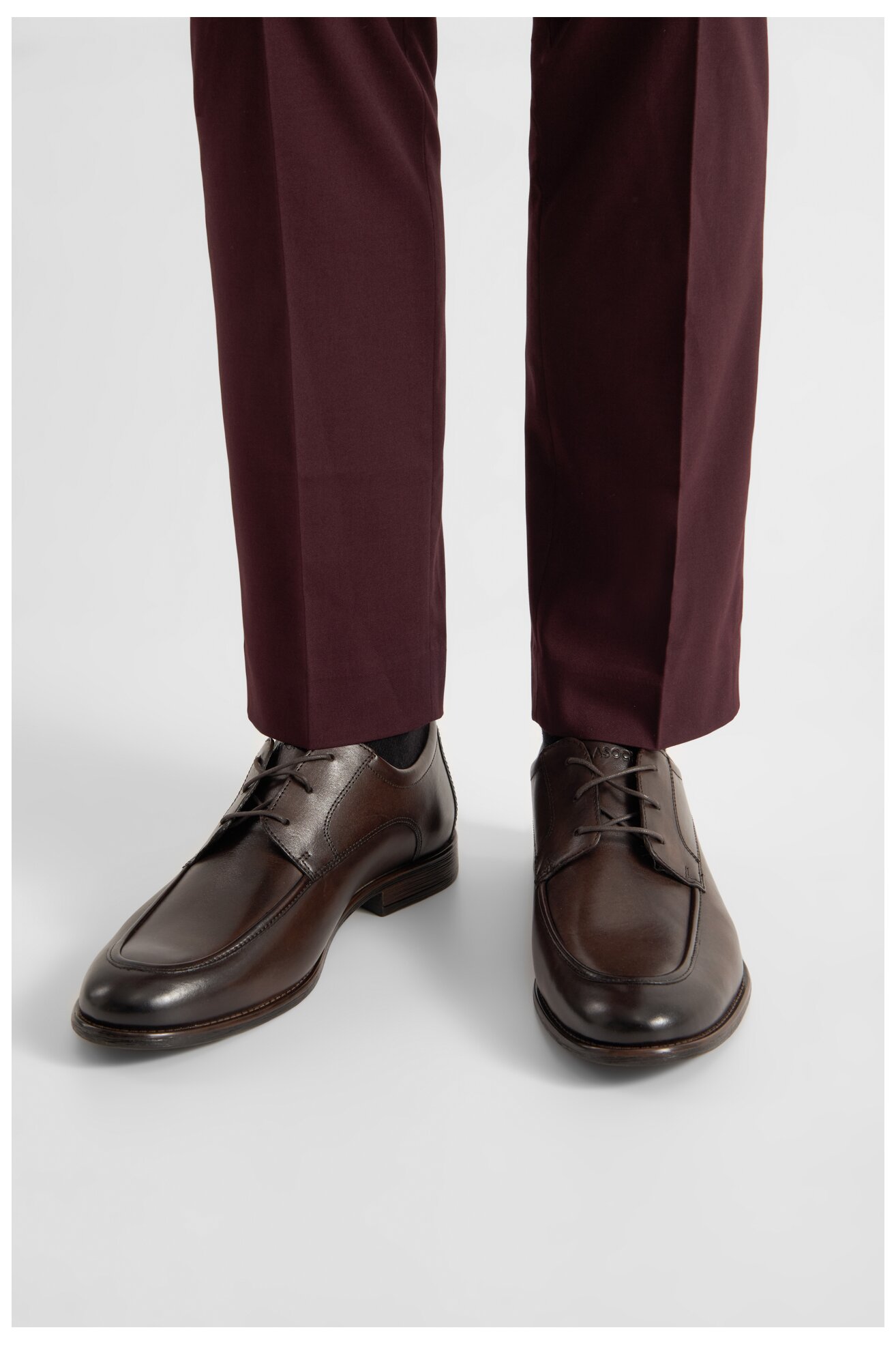 Половинки обувки Lasocki TOR-09 MB ТЪМНОКАФЯВ