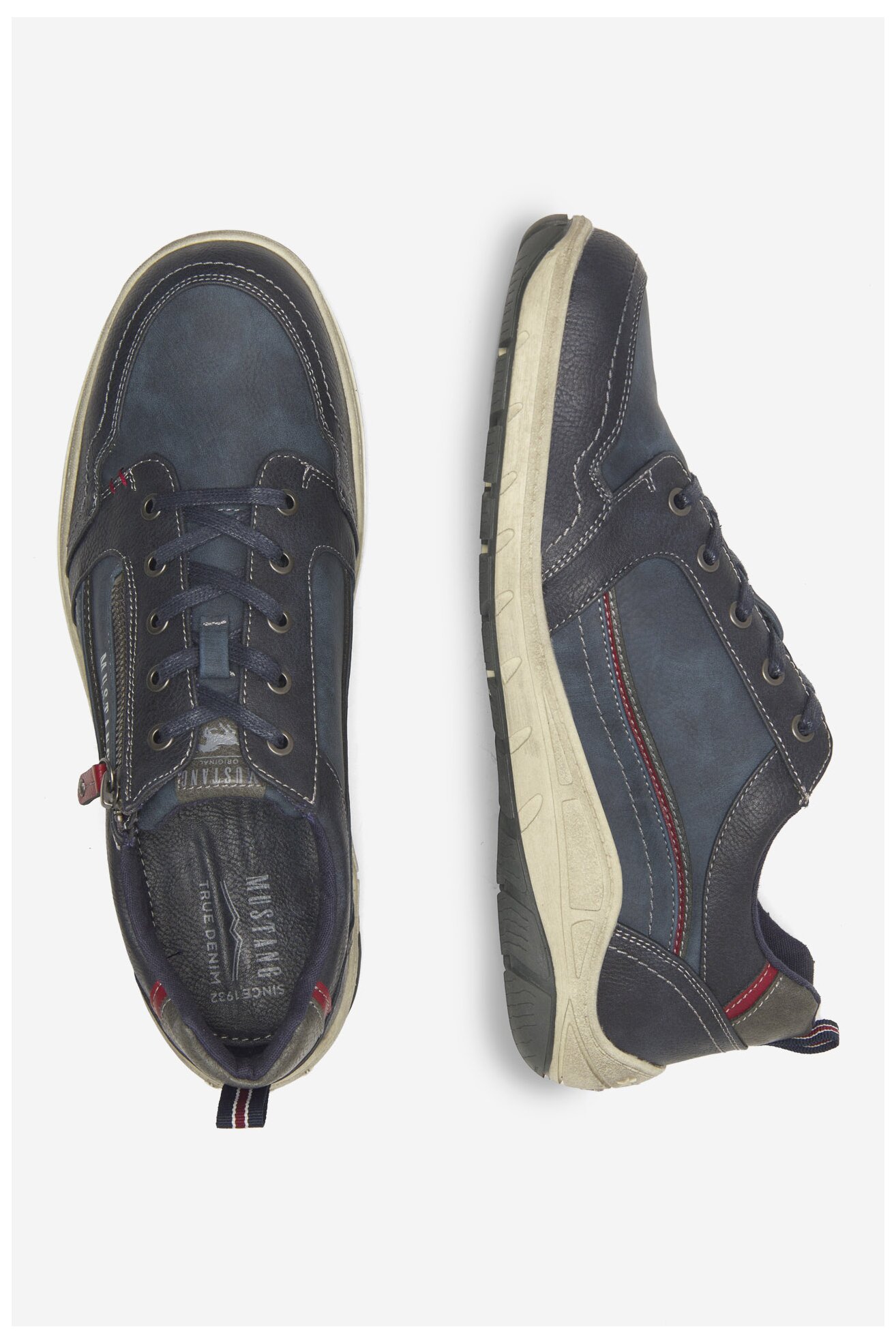 Половинки обувки Mustang 4160-302 КОБАЛТОВО СИНЬО