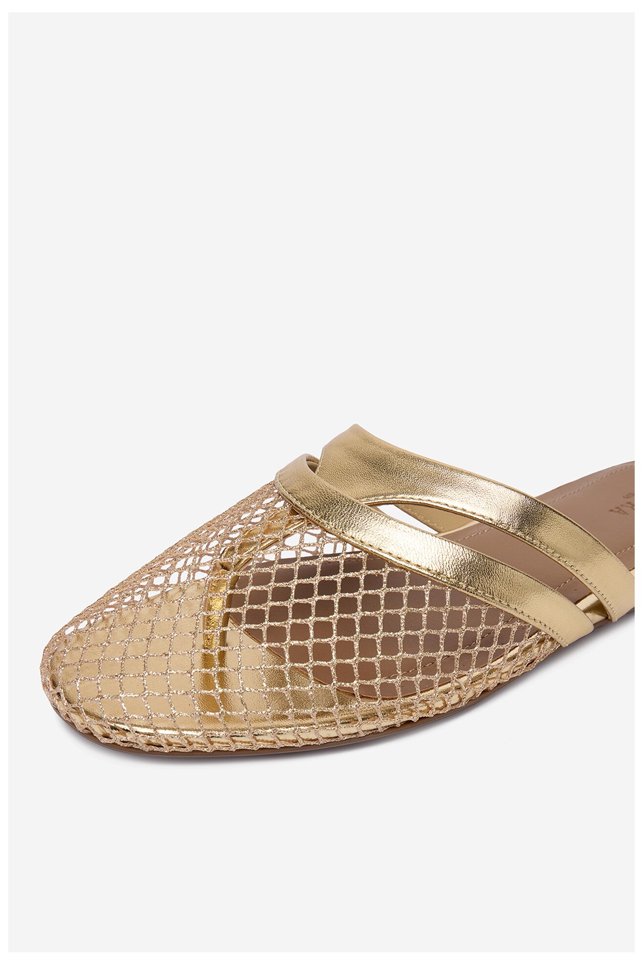 Klapki Badura EO-ANIKA-LT213-3 Złoty