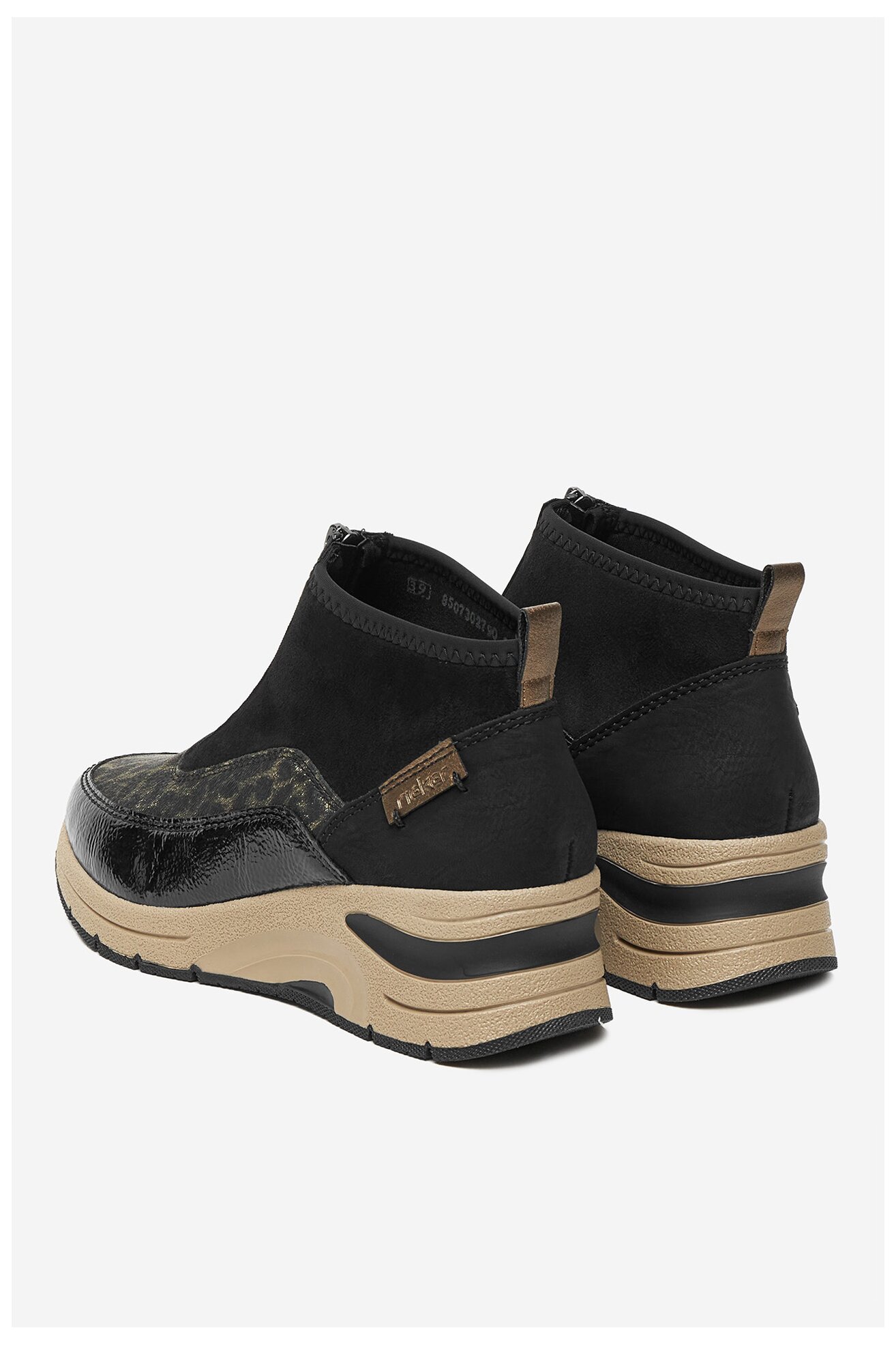 Bokacsizma Rieker N9362-00 FEKETE