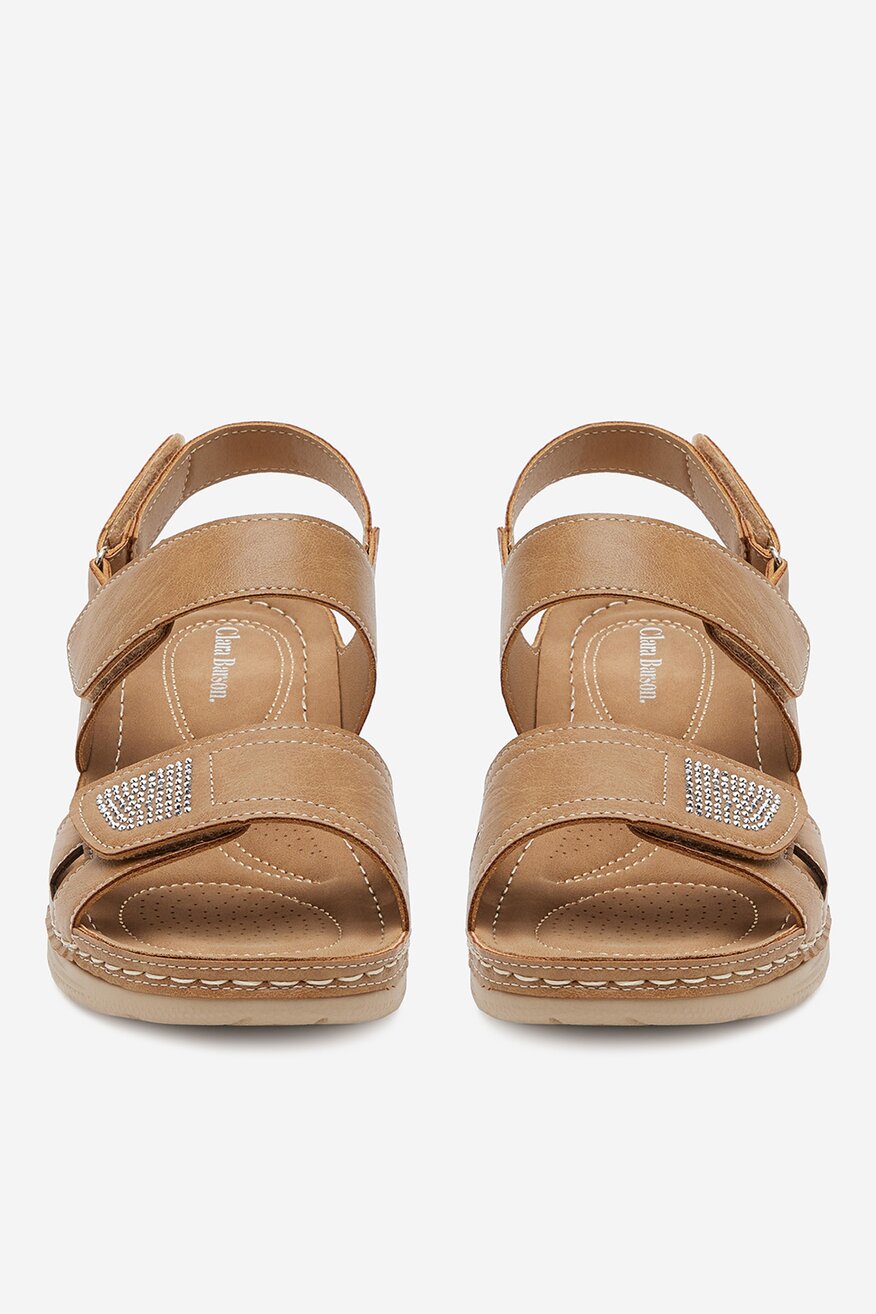 Clara Barson - Sandały na koturnie - 5904862317311