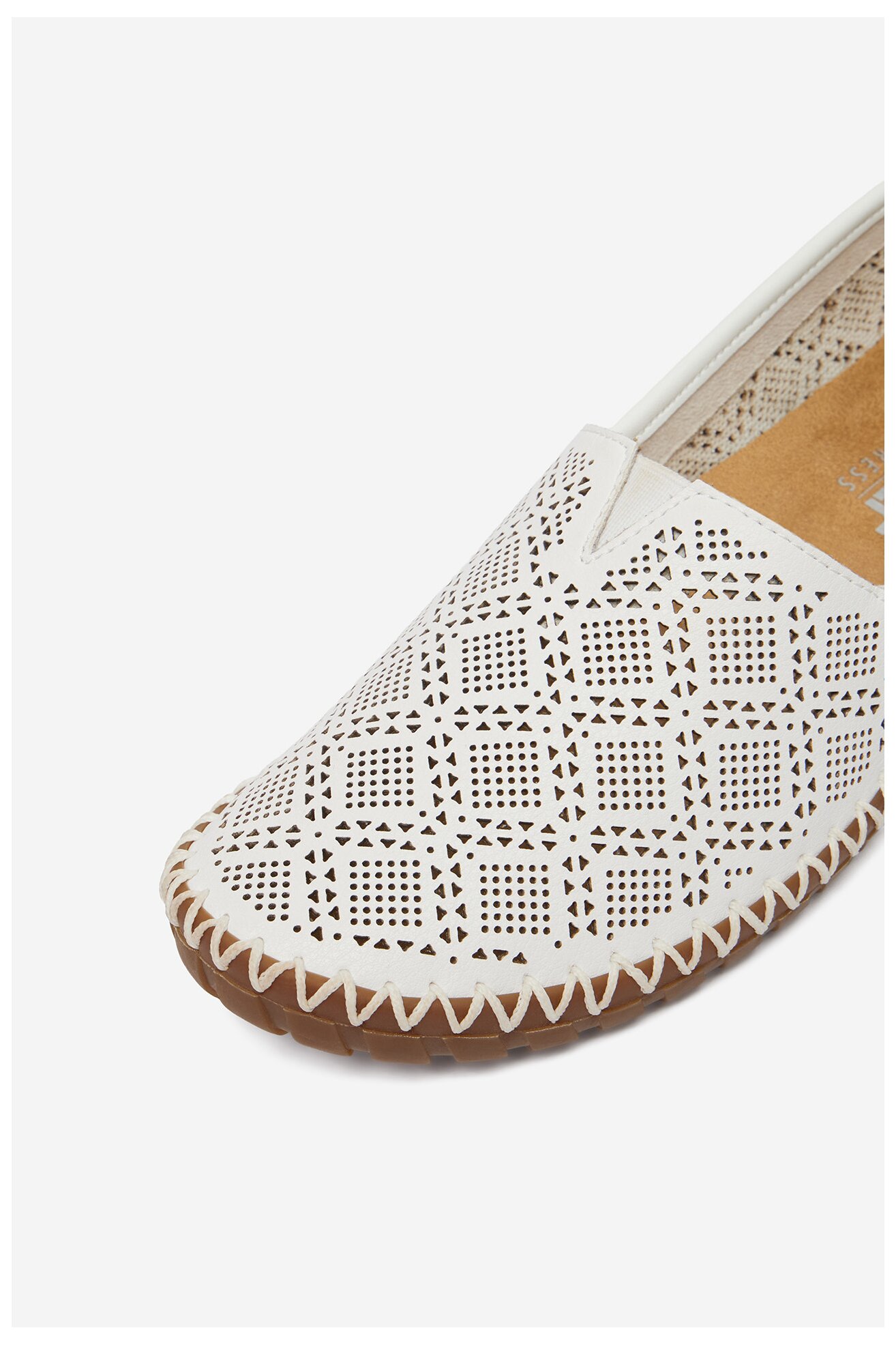 Półbuty Rieker CEO-M2851-80 Biały