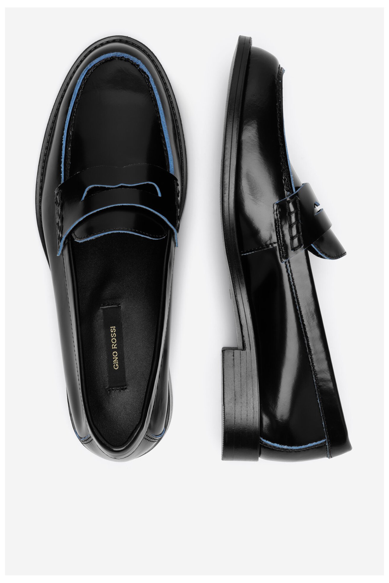 Mokasine Gino Rossi MONEY-E25-25420 CRNA