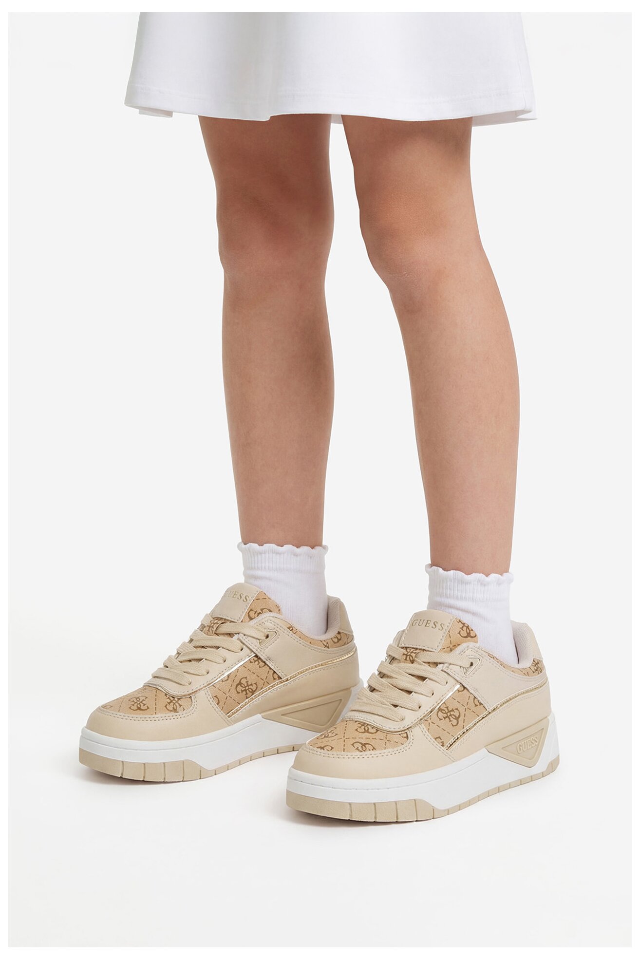 Кросівки GUESS CEO-BIC-GG-69-SS БЕЖЕВИЙ