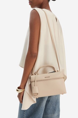 Сумка З Ремінцем Gino Rossi EO-LX10265 ІВОРИ