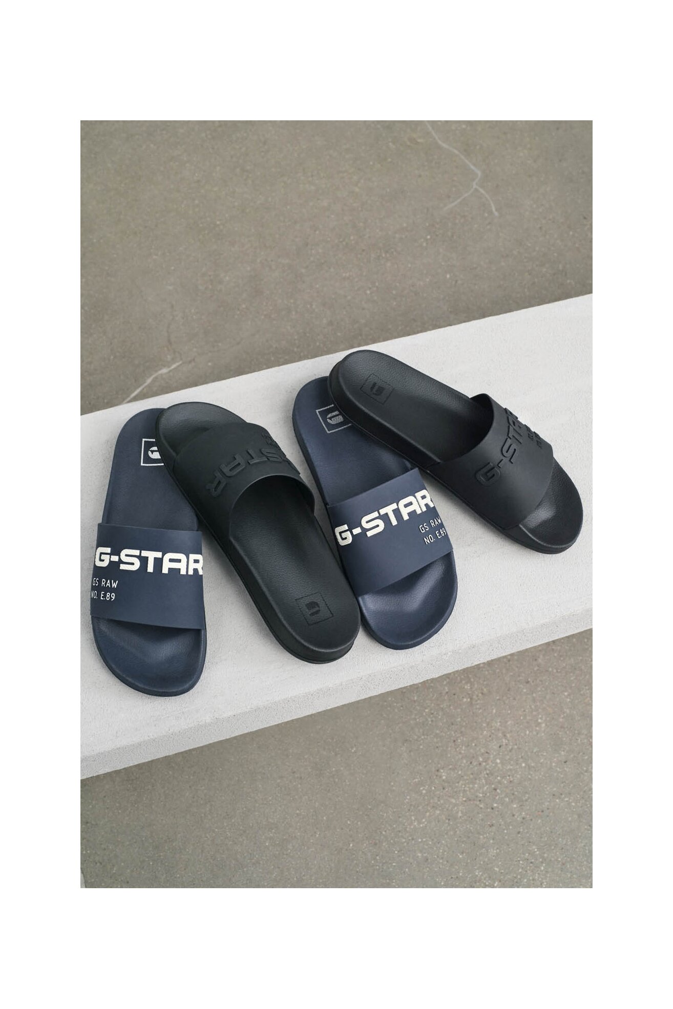 Klapki basenowe G-STAR RAW SS25-3C096-M Granatowy