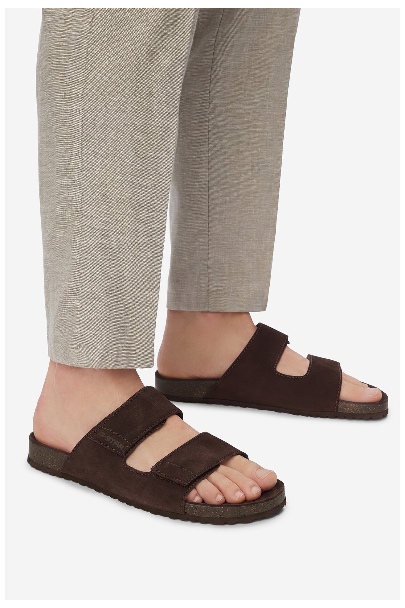 Klapki G-STAR RAW EO-MILO-01 MI34 Brązowy