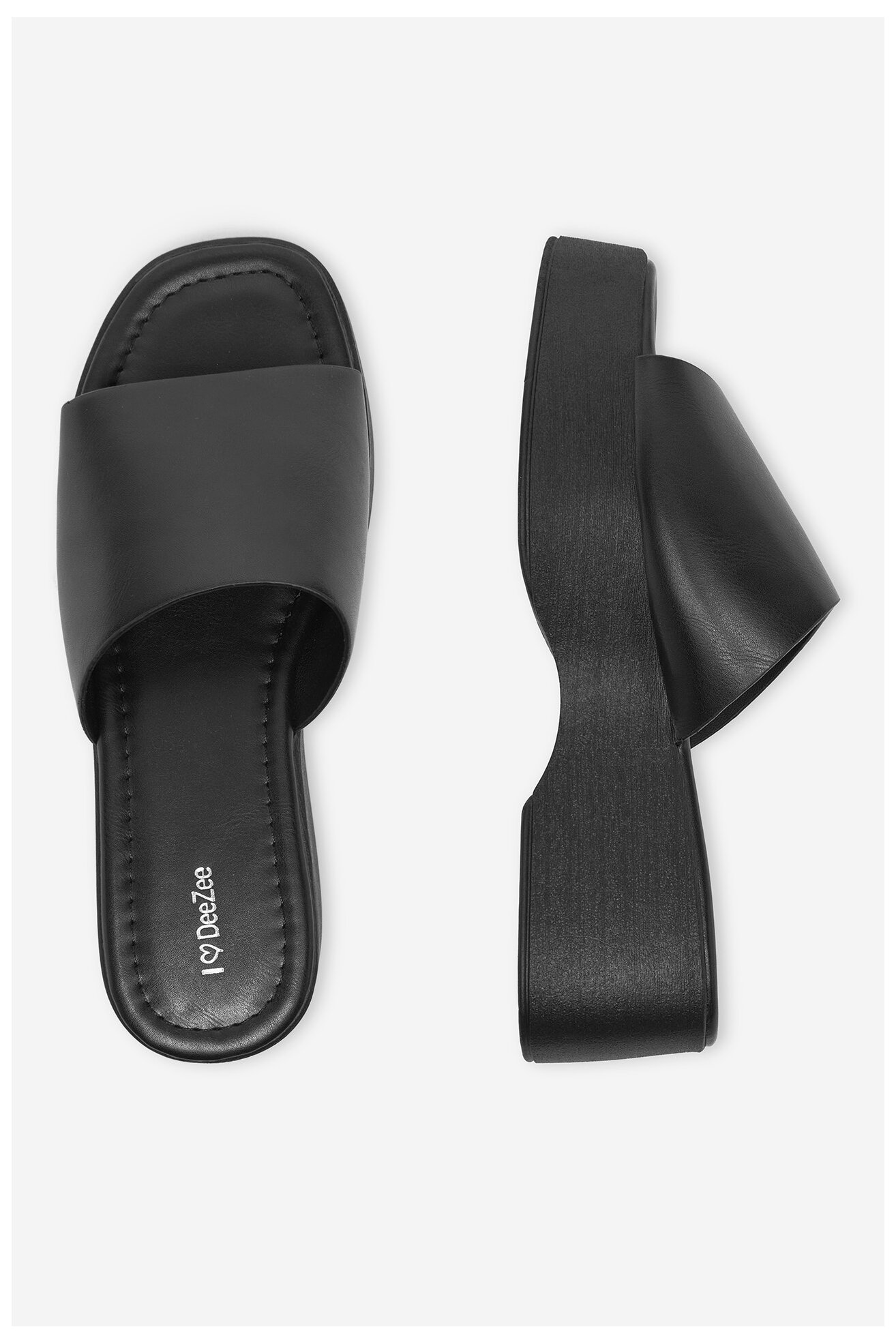 Klapki DeeZee ST024206-1 Czarny