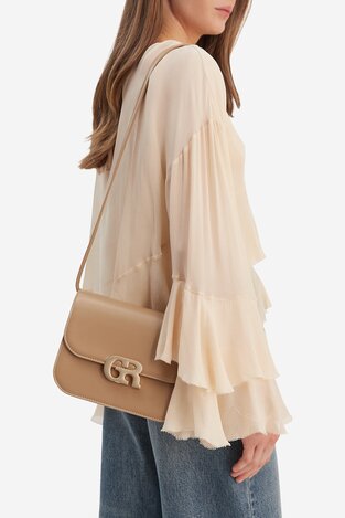 Сумка З Ремінцем Gino Rossi EO-EQ44A БЕЖЕВИЙ