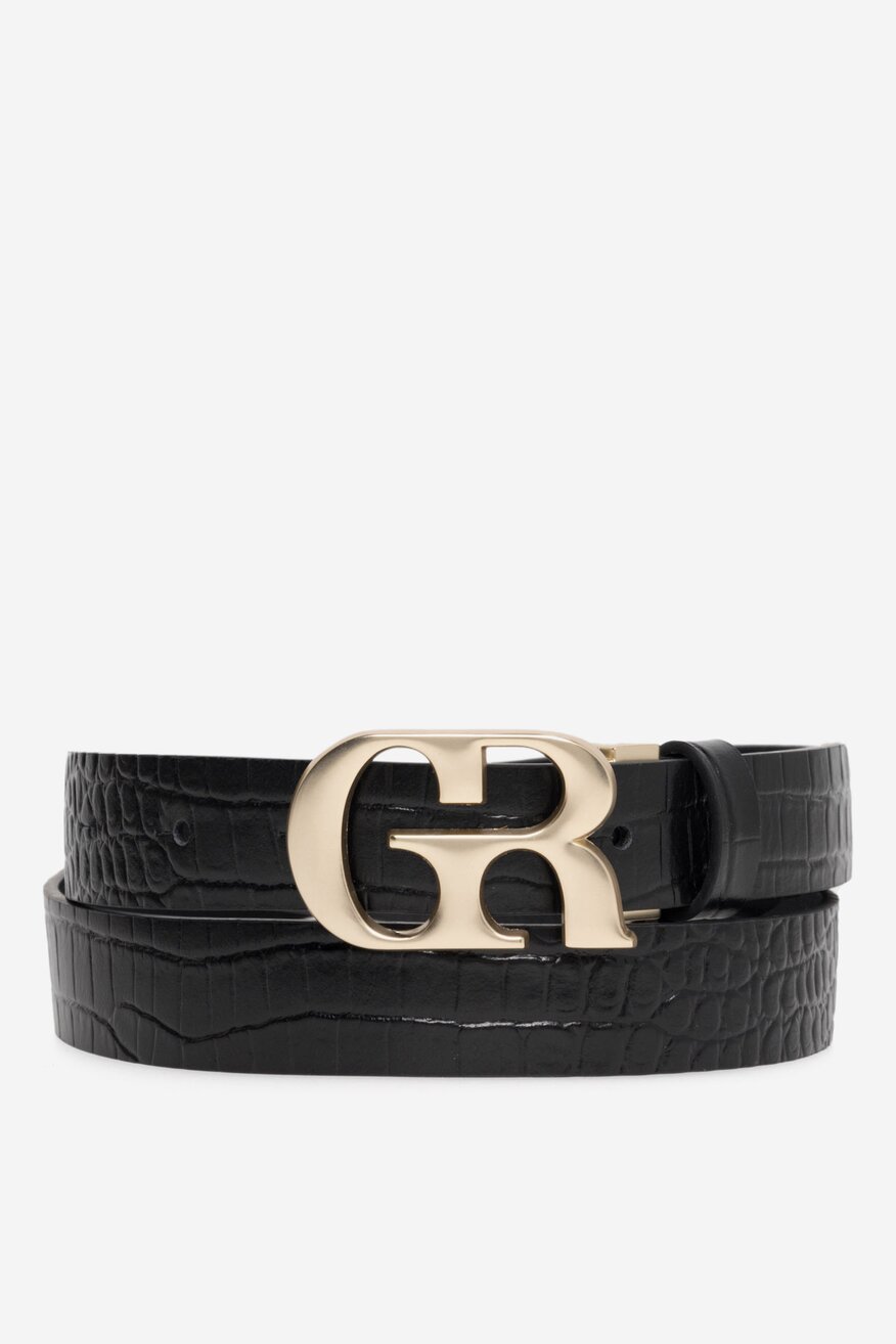 Gino Rossi - Pasek skórzany - 5905588631729