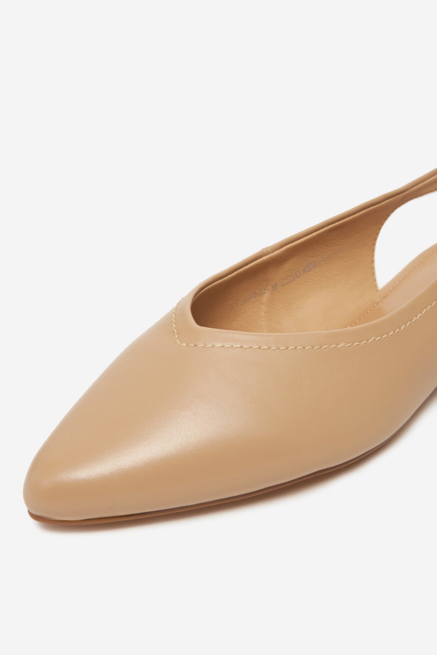 
                Lasocki - Baleriny skórzane - 5903698597188