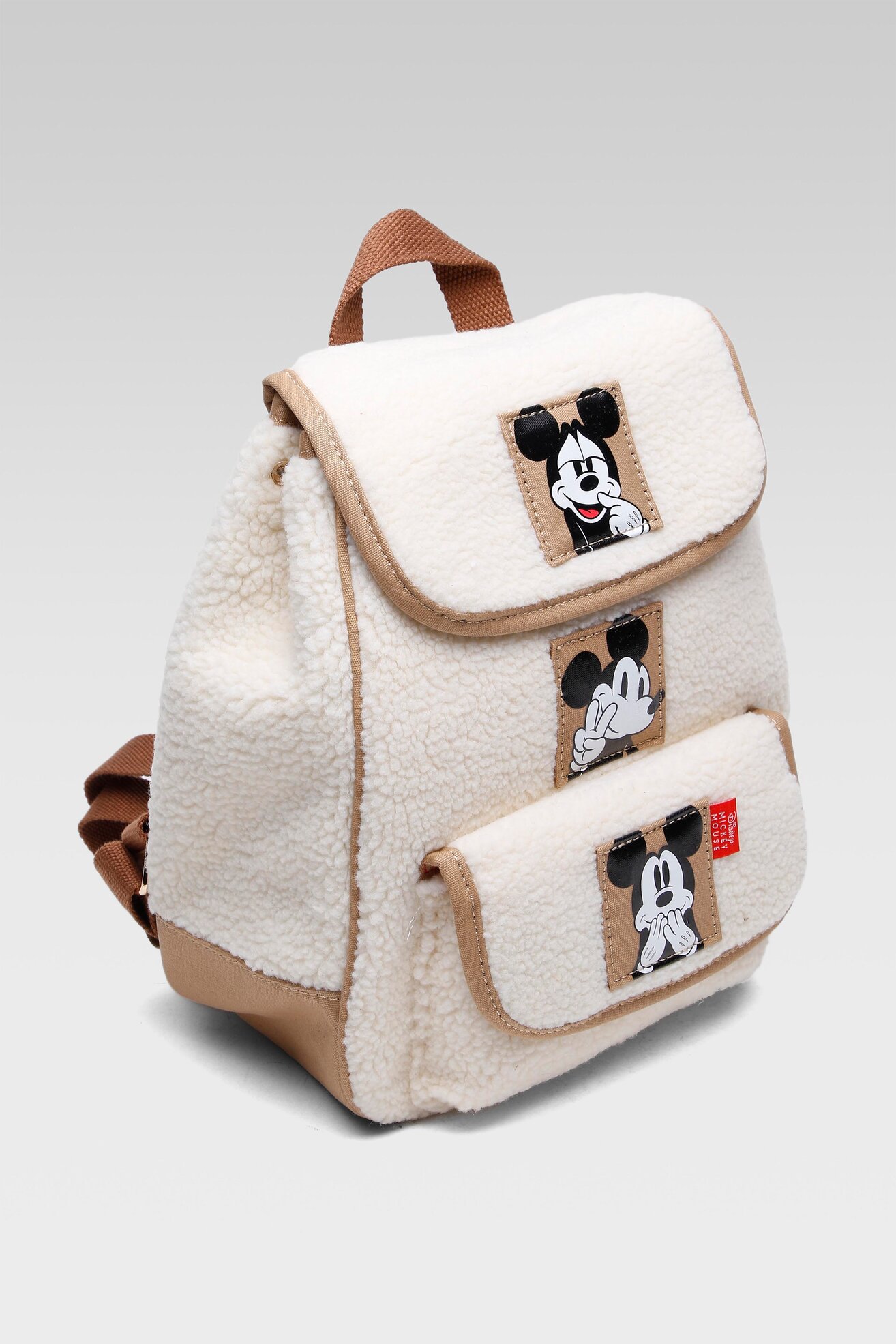 Plecak Mickey&Friends ACCCS-AW21-10DSTC Beżowy