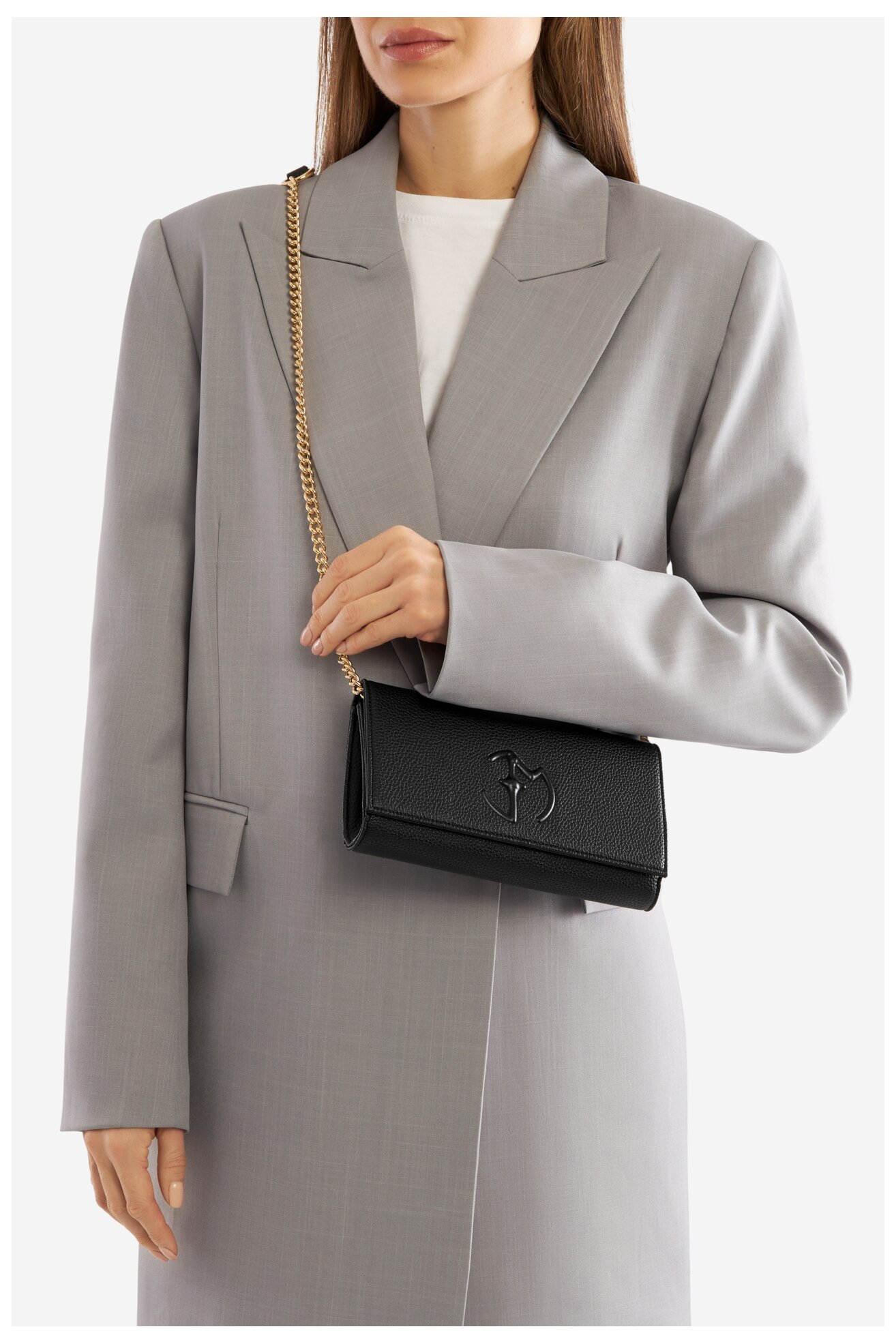 Geantă de mână EVA MINGE DAHLIA-CS10233 NEGRU