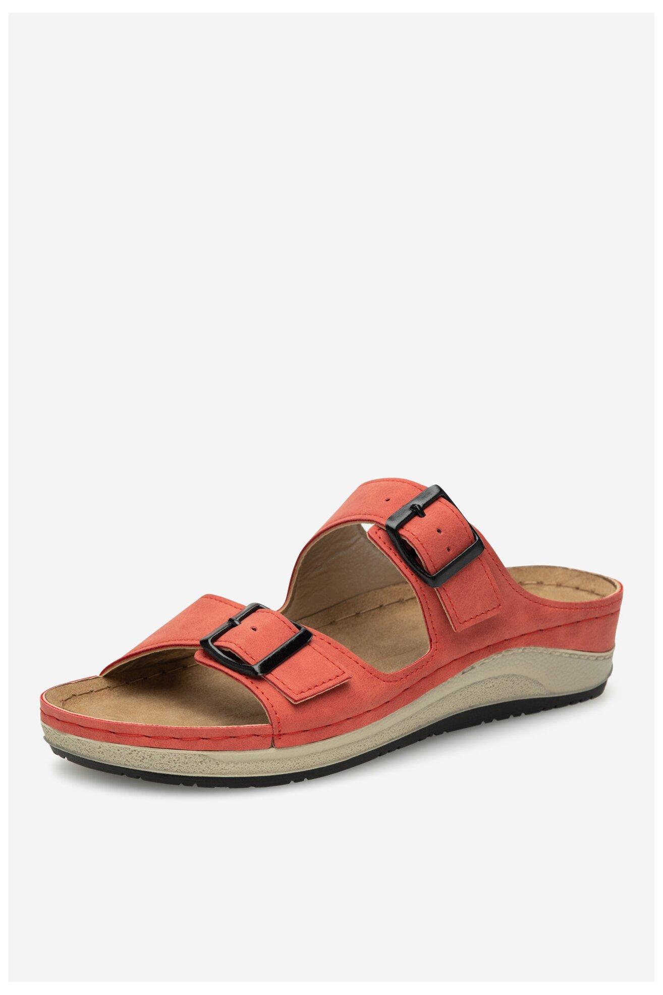 Klapki Inblu PF030100 Czerwony