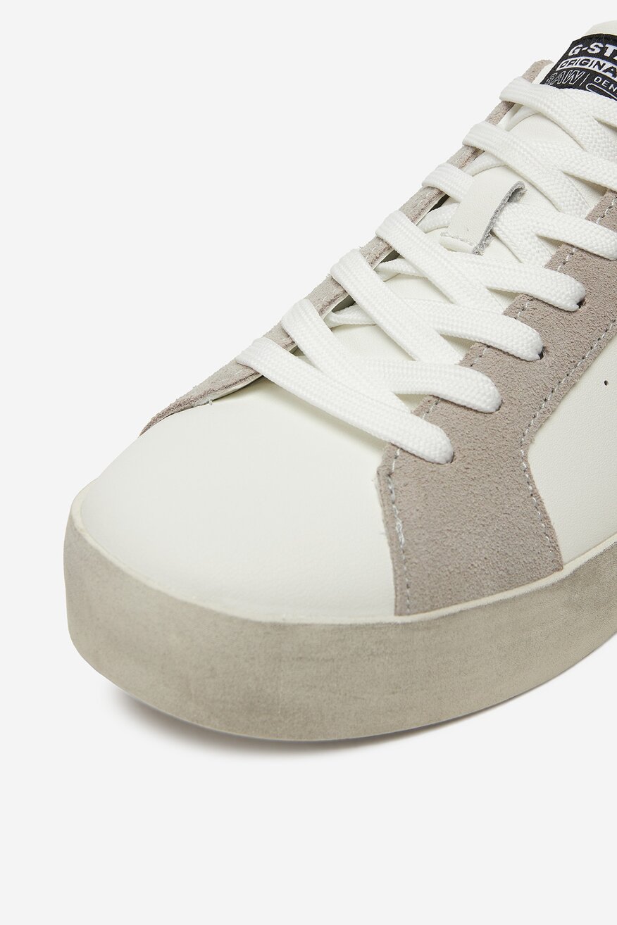 Sneakerși G-STAR RAW ALB - 5906751354193
