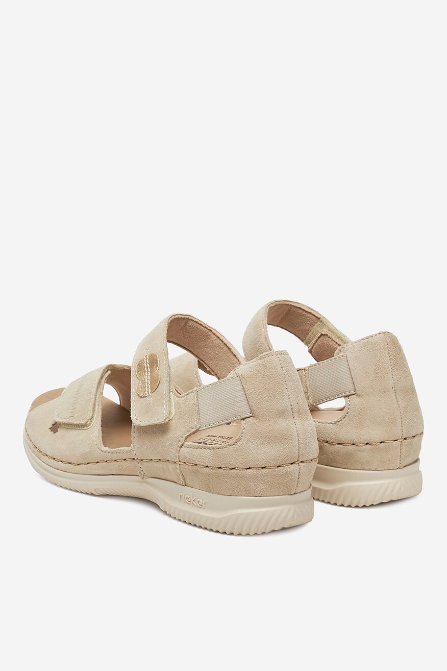 Rieker - Sandały zamszowe - 2230078422710