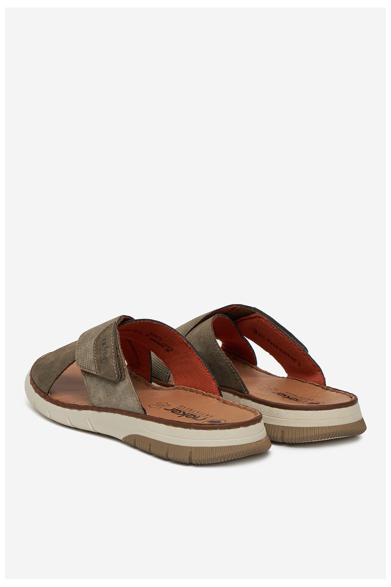 Șlapi Rieker 25283-25 BEJ ÎNCHIS