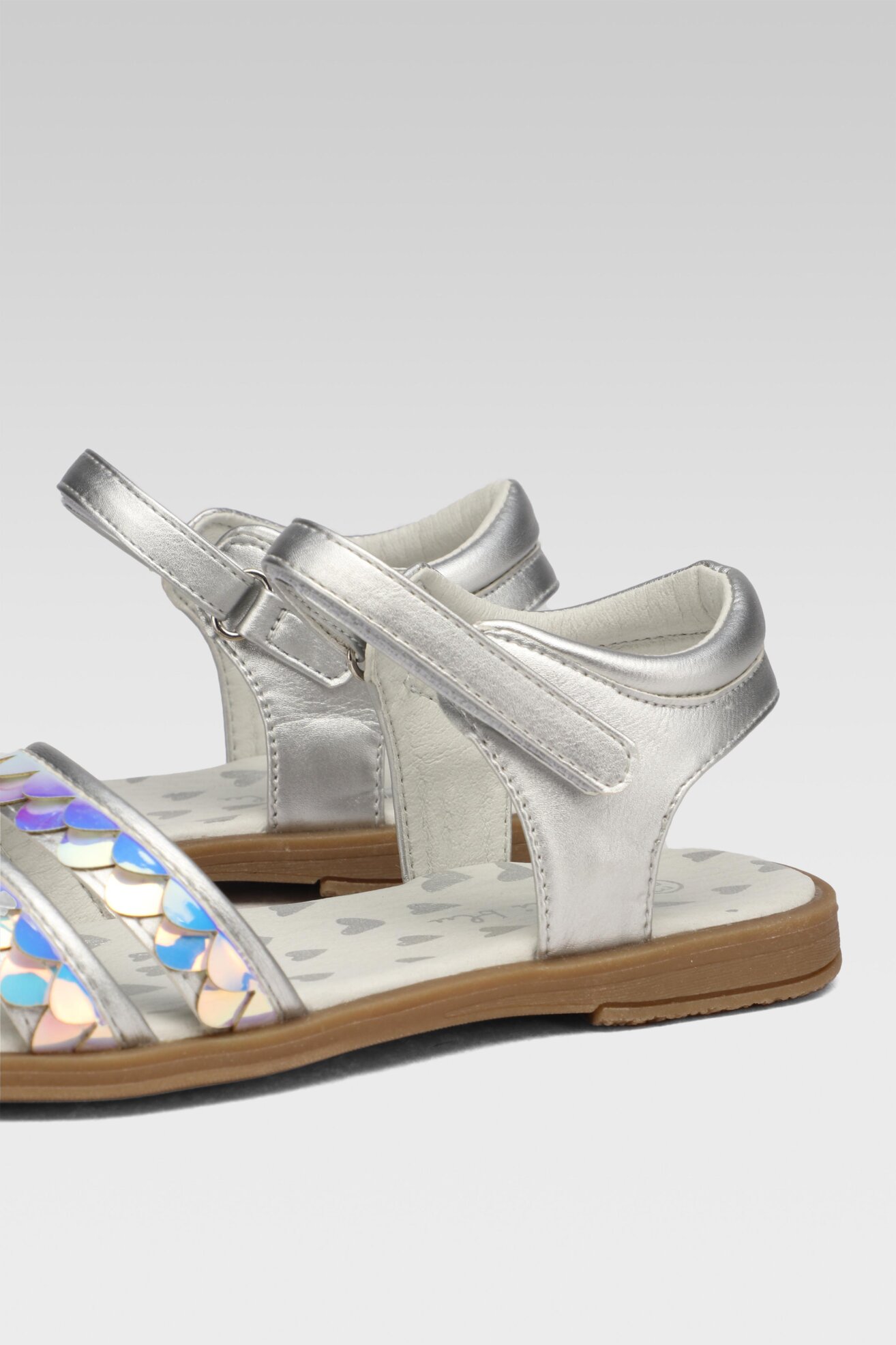 Sandały Nelli Blu CM200727-19 Srebrny