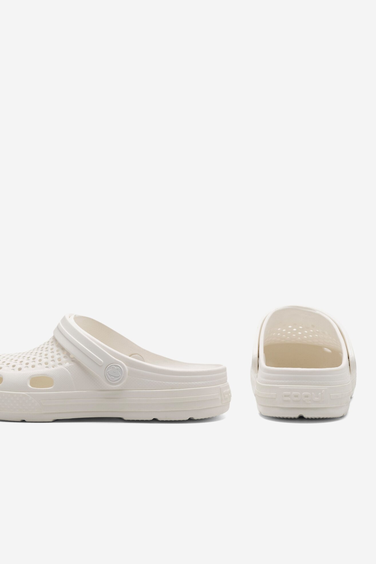 Klapki basenowe Coqui 6413-100-3232 Biały