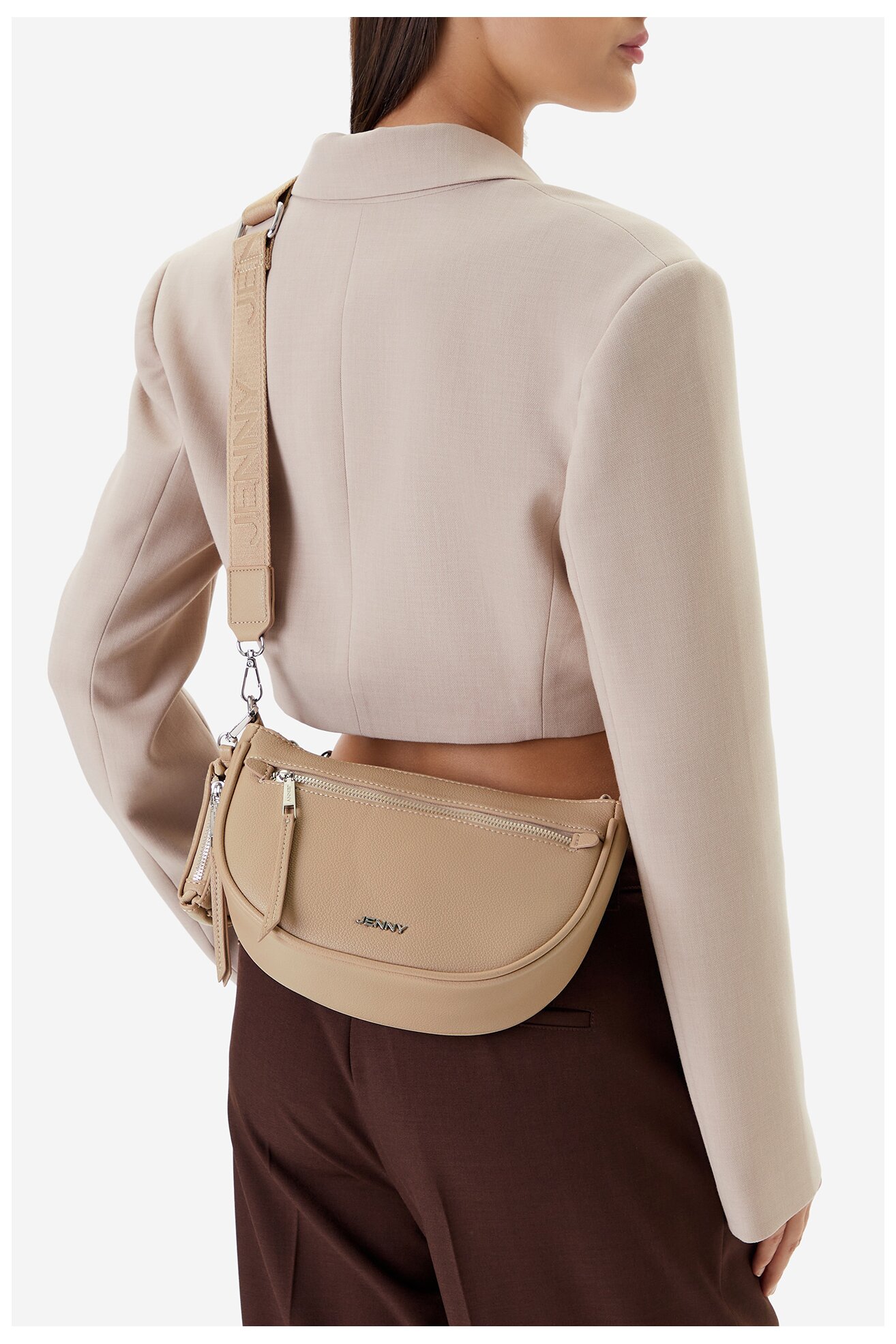 Geantă de mână Jenny C-JNY-M-002-08 BEJ ÎNCHIS