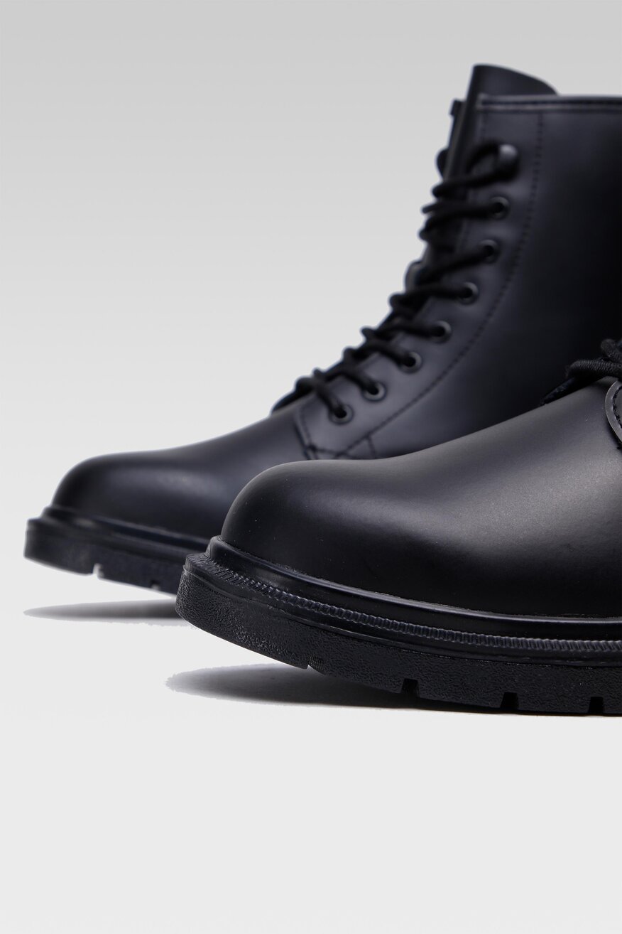 
                Wrangler - Skórzane trzewiki czarne - 5903698838557