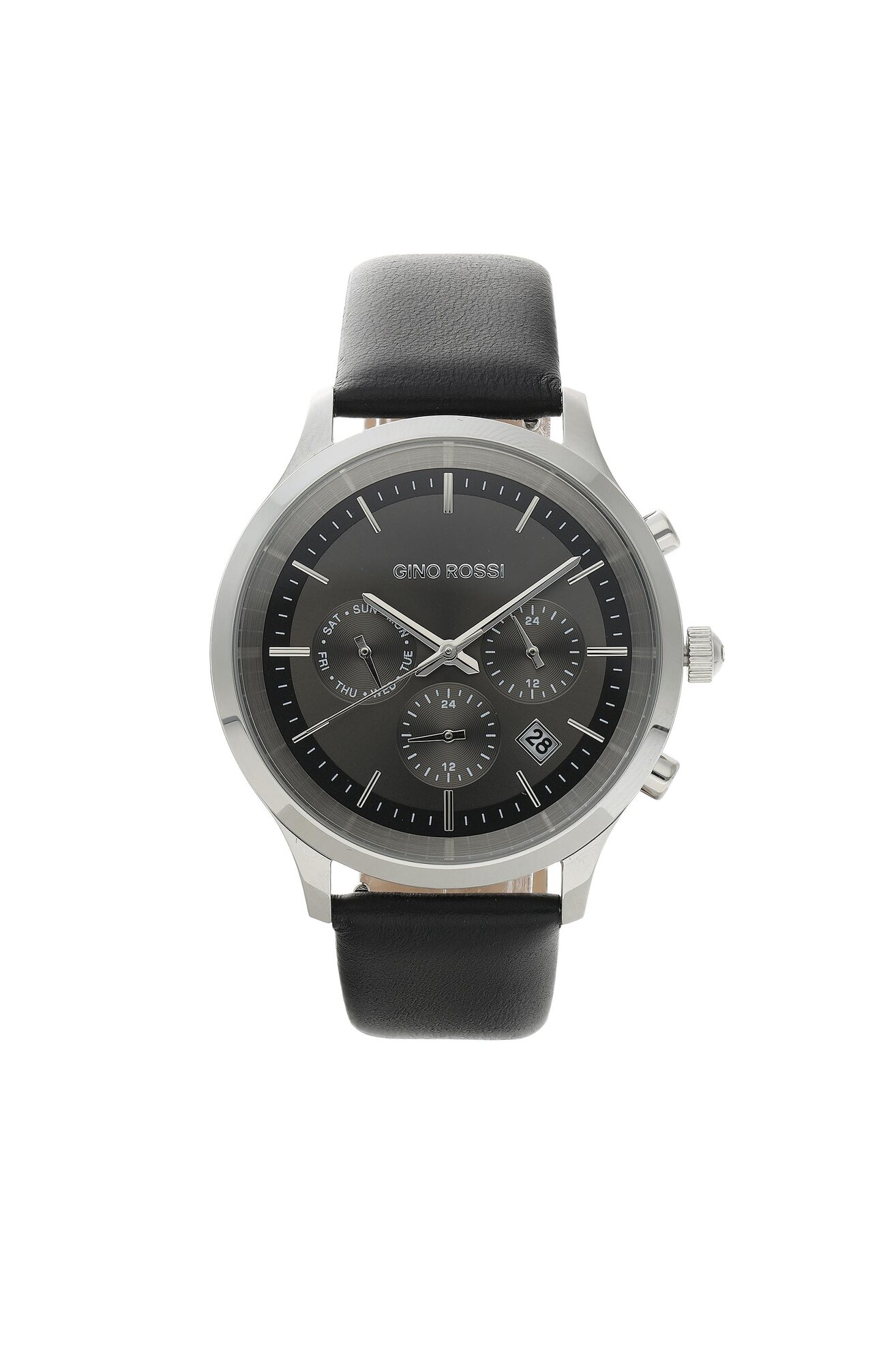 Zegarek Gino Rossi GR GIFT SET 02M SILVER Srebrny