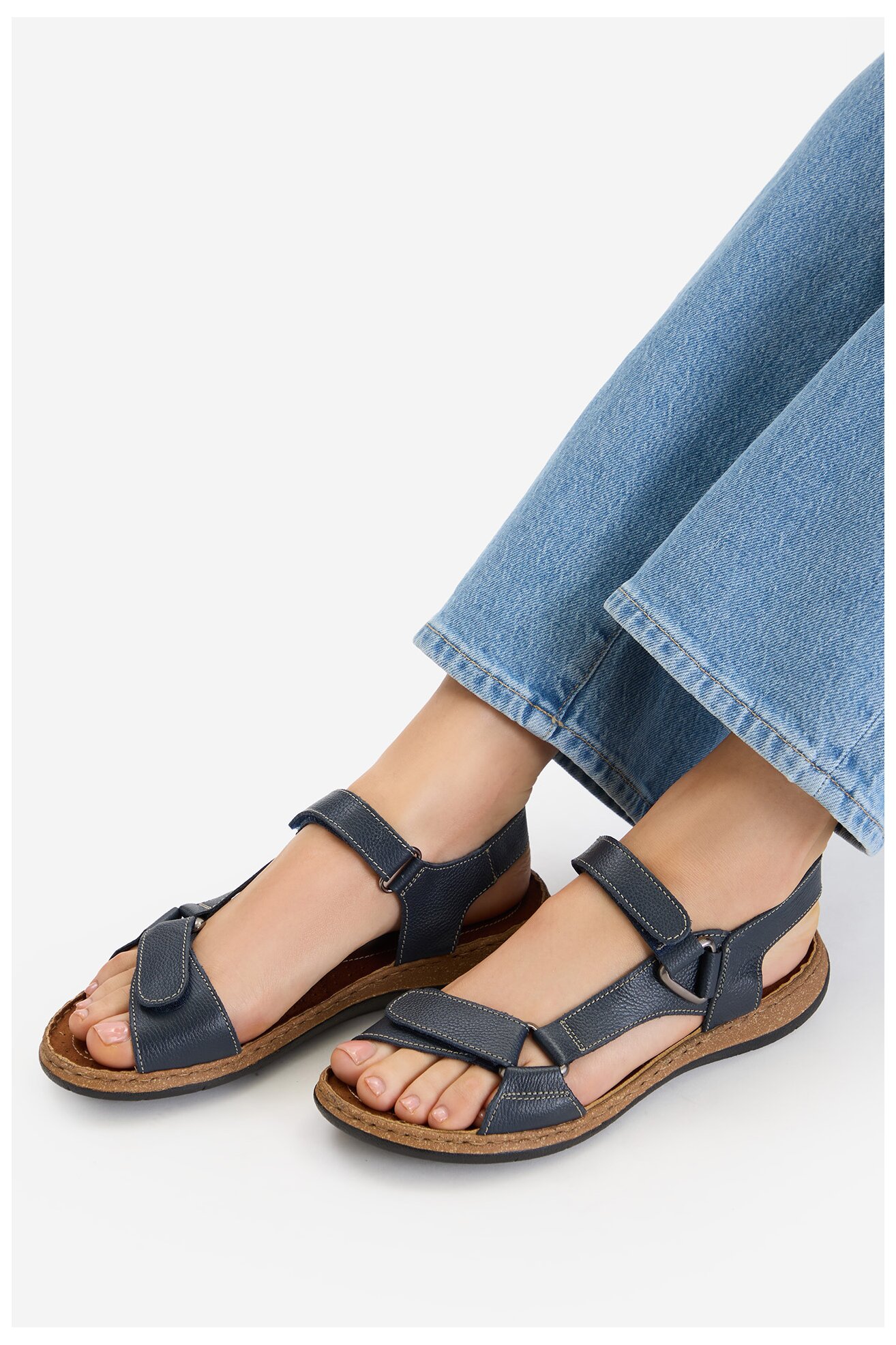 Сандалі Go Soft CEO-WI23-4773-05 ТЕМНО-СИНІЙ