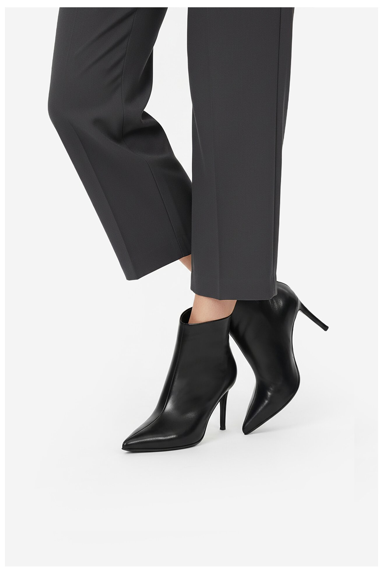 Botki EVA MINGE EO-DEN-GLC6303-4-361 Czarny