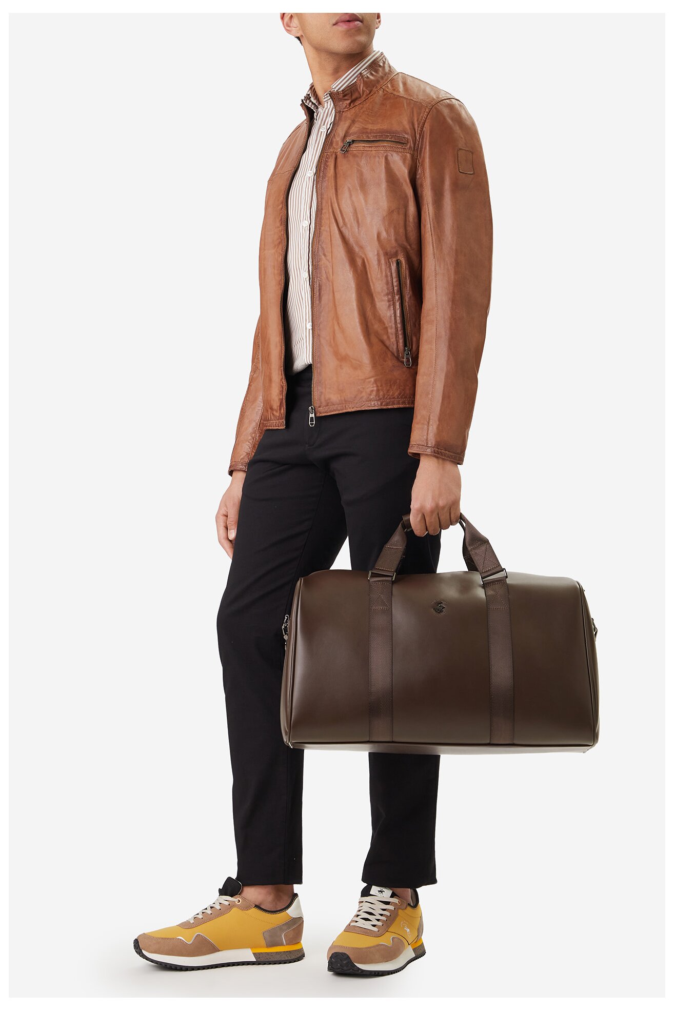 Мъжка чанта Beverly Hills Polo Club CWBEO-BHPC-L-015-07 КАФЯВ