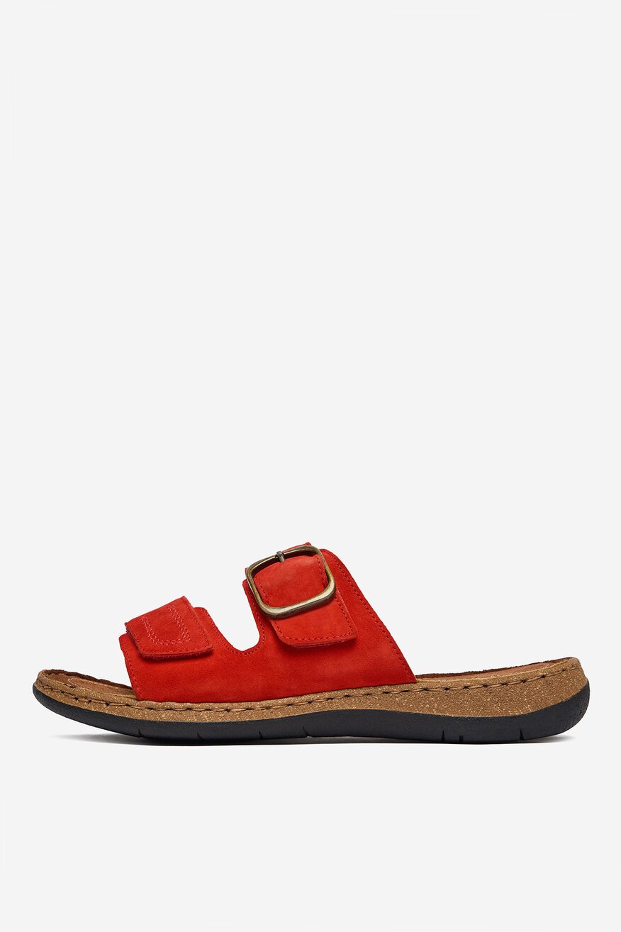 
                Go Soft - Klapki skórzane - 5906751950876