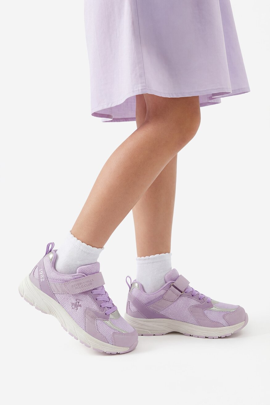 
                Beverly Hills Polo Club - Sneakersy na rzepy - 5906751661321