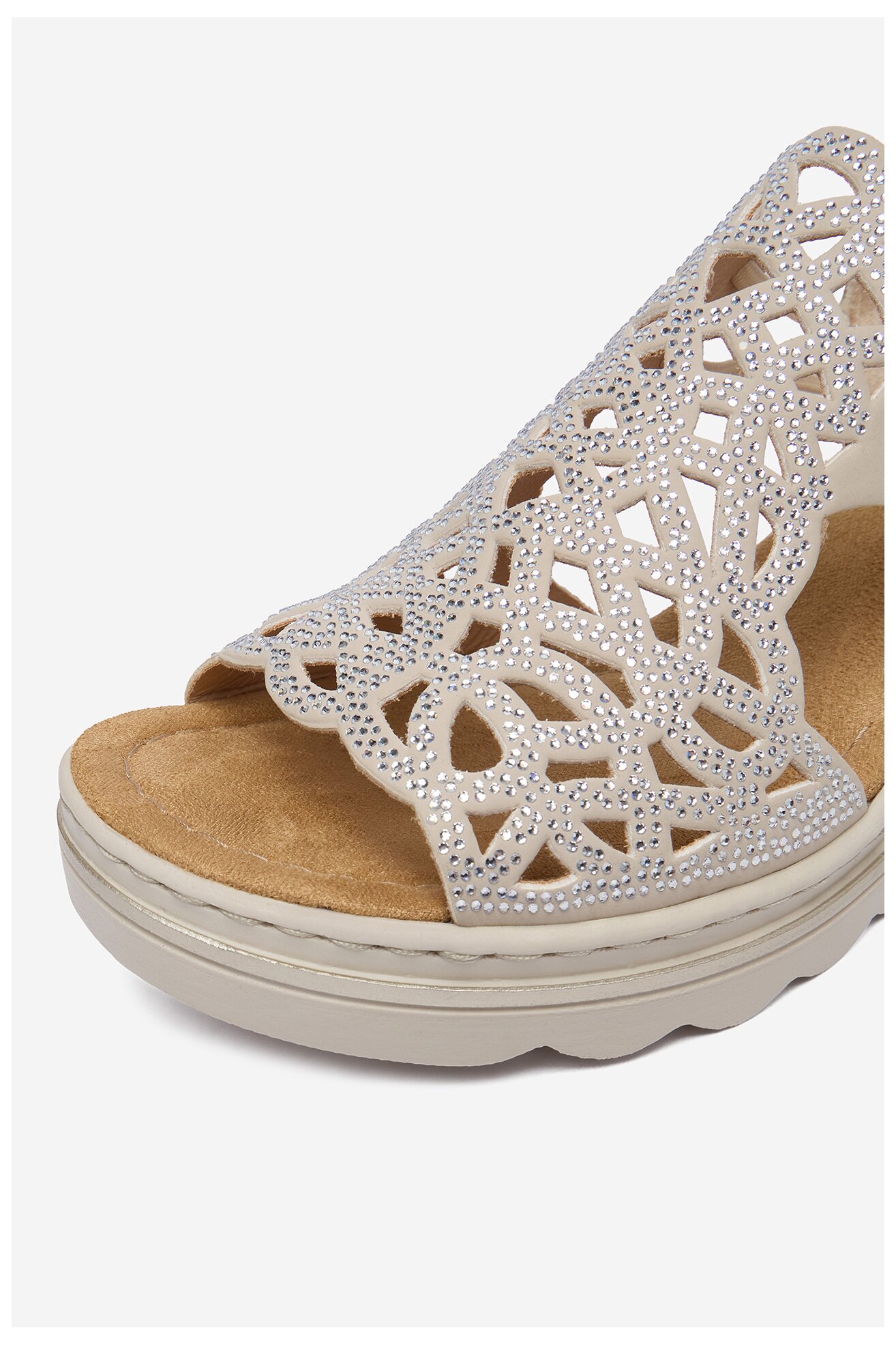 Sandały Rieker CEO-67465-62 Srebrny