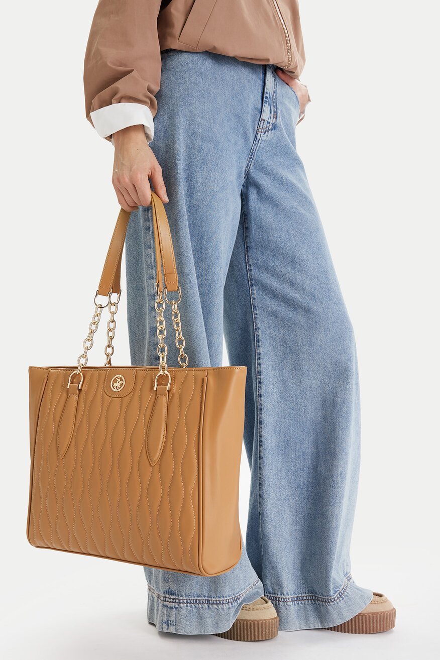 
                Дамска чанта Beverly Hills Polo Club БЕЖОВ - 5906751598603