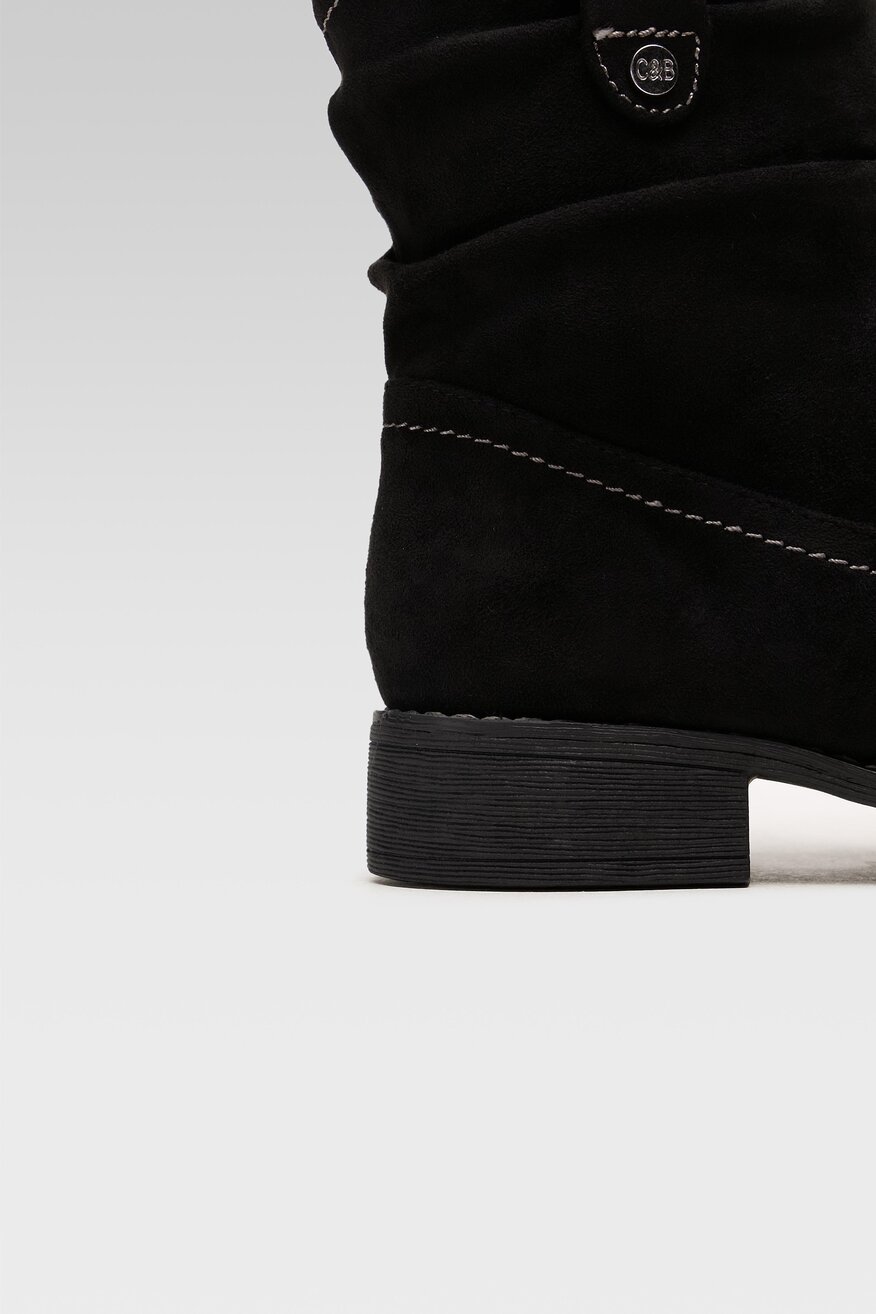 
                Clara Barson - Botki czarne z suwakiem - 5904248022112