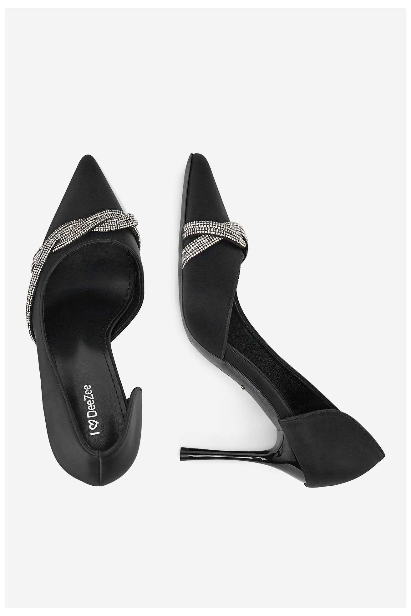 Pantofi cu toc DeeZee BG-2032 NEGRU