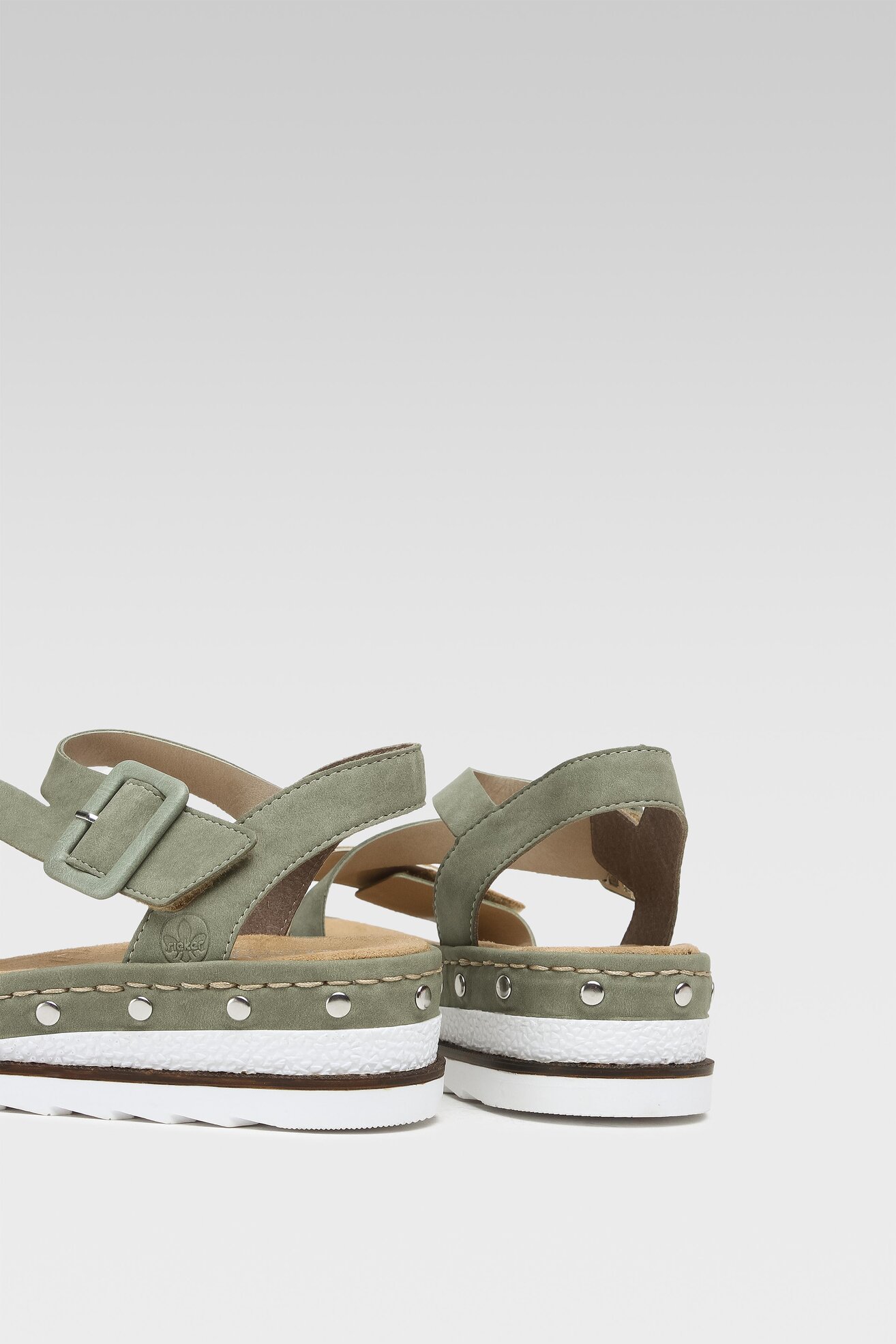 Sandały Rieker V7964-52 Zielony