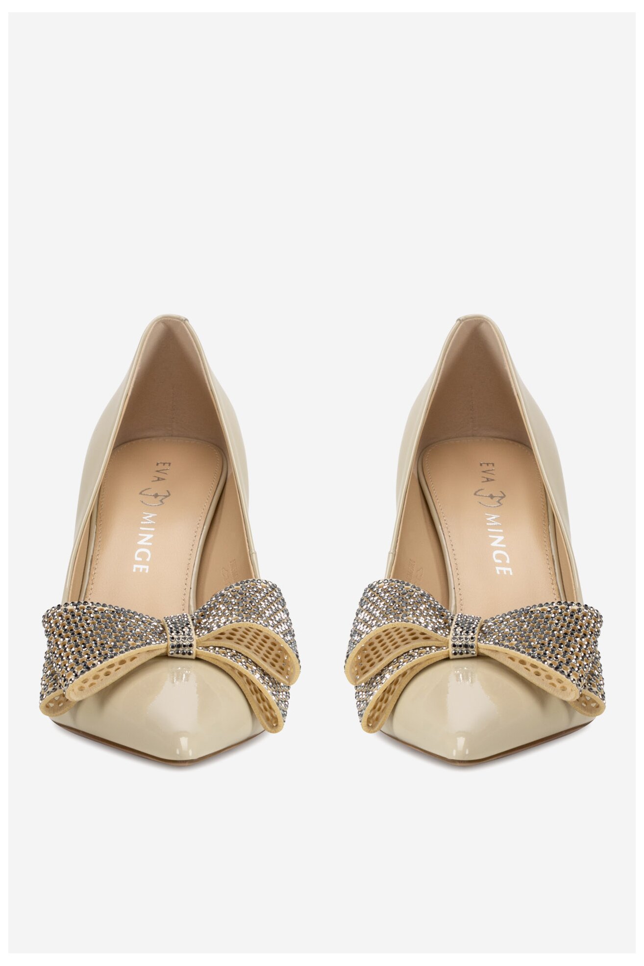 Czółenka EVA MINGE ANEMONE-V1892-116-2 Beżowy