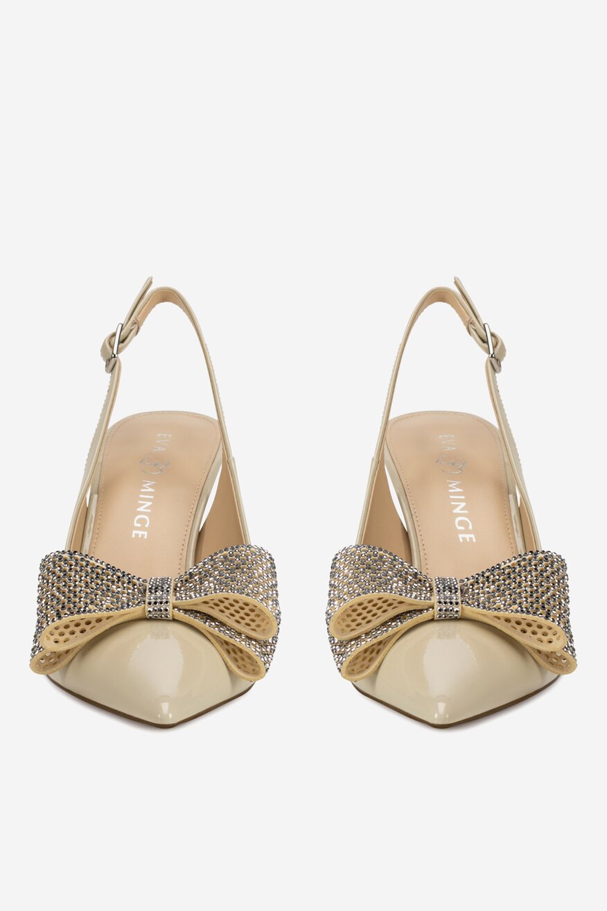 EVA MINGE - Czółenka skórzane - 5903419833298